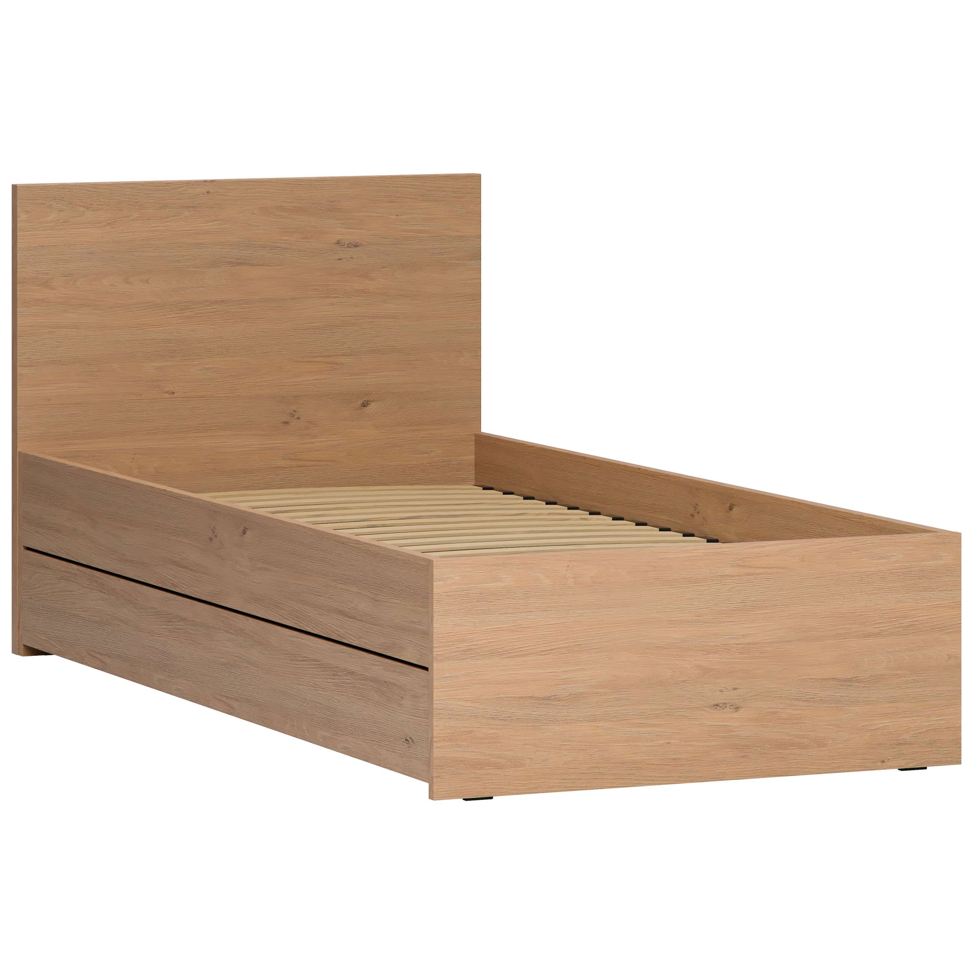 VOX Bett »SIMPLE, sehr strapazierfähig, hydraulischer Bettkasten oder Schublade« Breiten: 90/120/140/160 und 180cm,  extrem hohe Belastbarkeit, robust und stilvoll, made in EU!