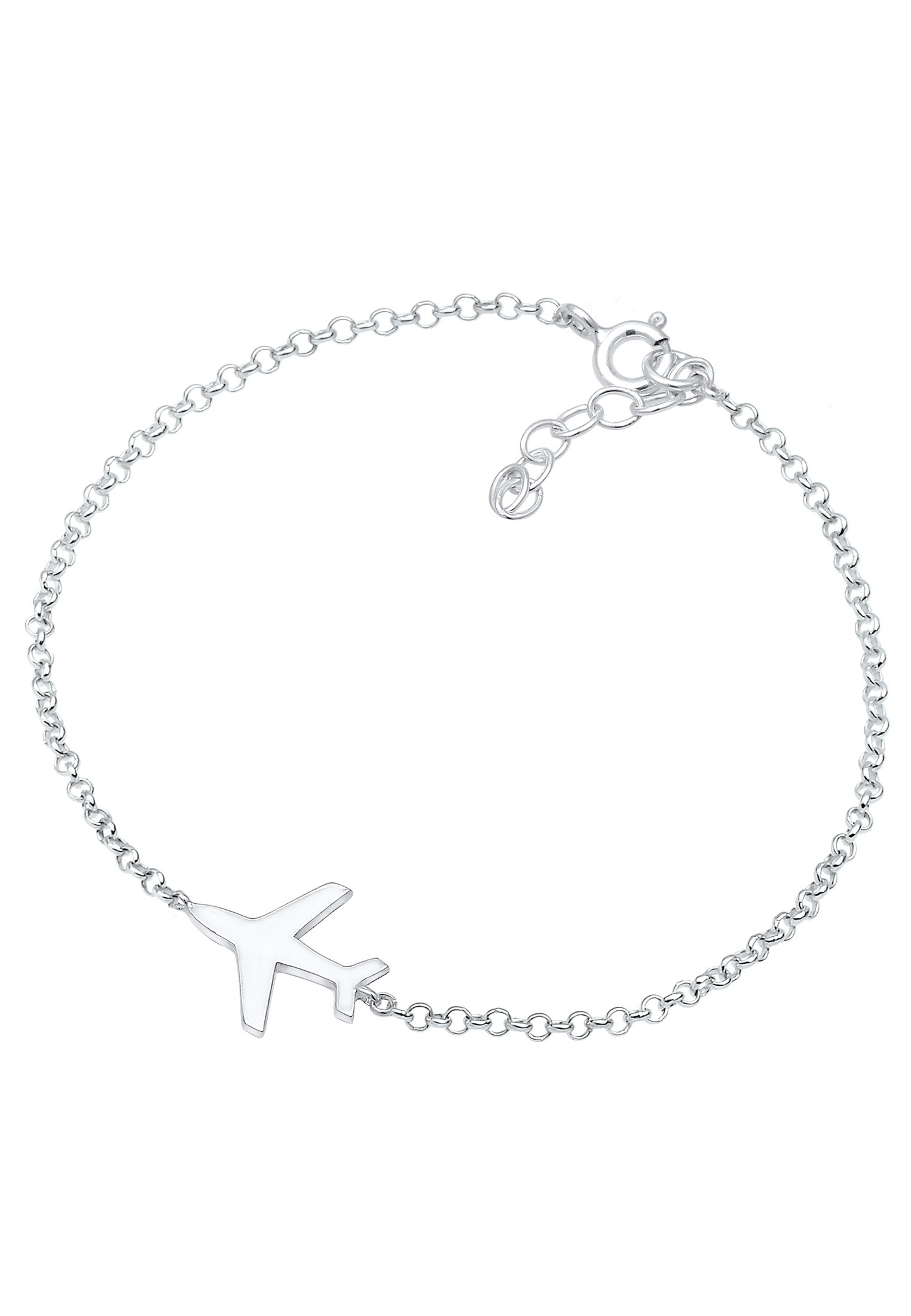 Elli Armband »Flugzeug Reise 925 Silber«
