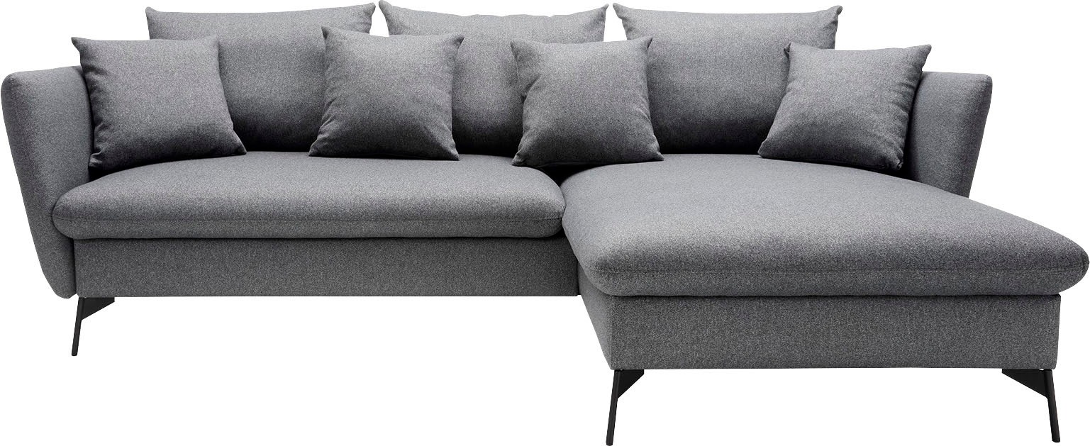 andas Ecksofa »LIVORNO,258 cm, L-Form,«, Schlaffunktion u. Bettkasten (139/ günstig online kaufen