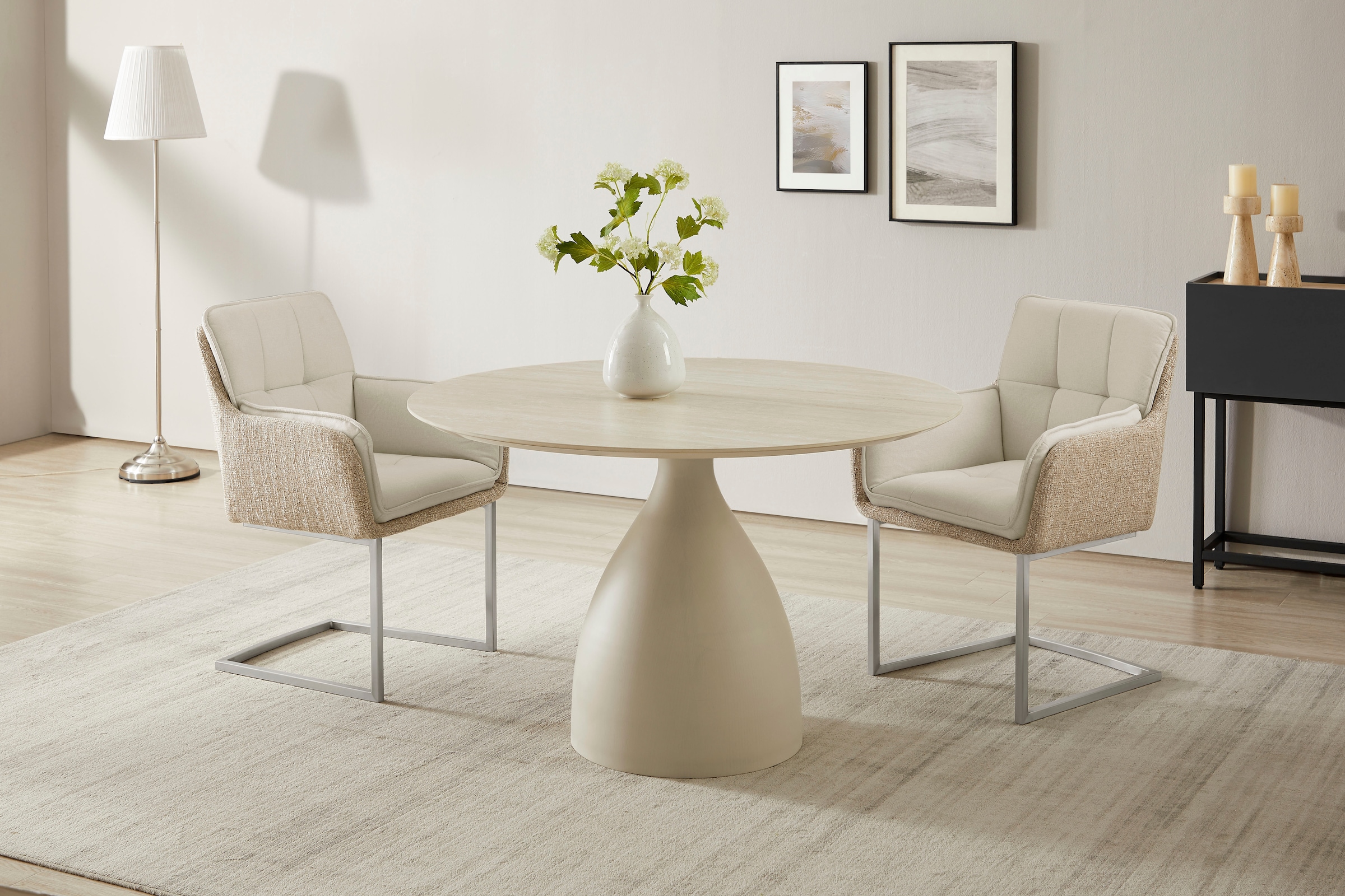 PLACES OF STYLE Esszimmerstuhl »Durham, TOPSELLER!, 1 Esszimmerstuhl in modernem Design, Sitz und Rücken gepolstert