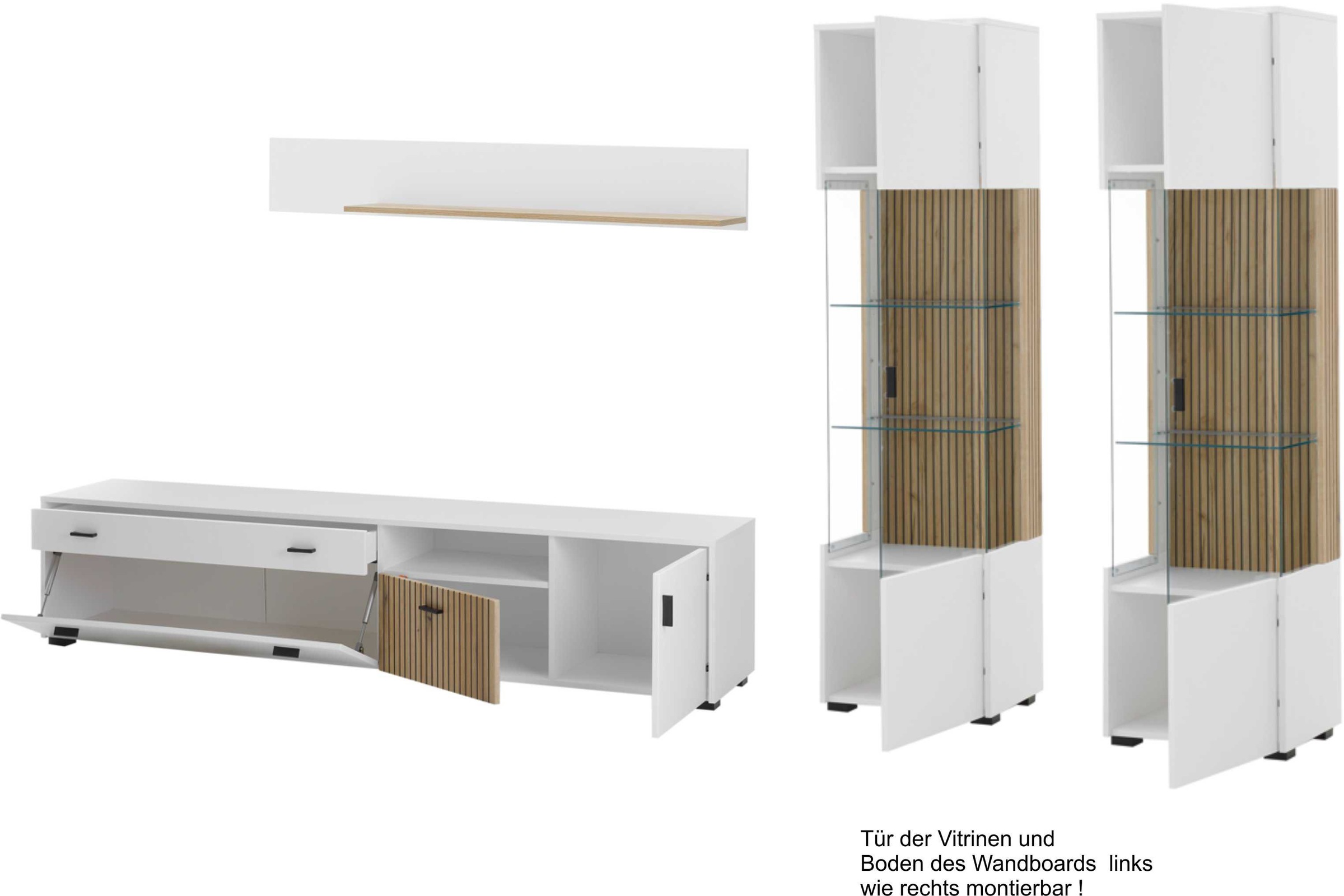 INOSIGN Wohnwand »HUDSON« Set, 4 Stk. tlg.