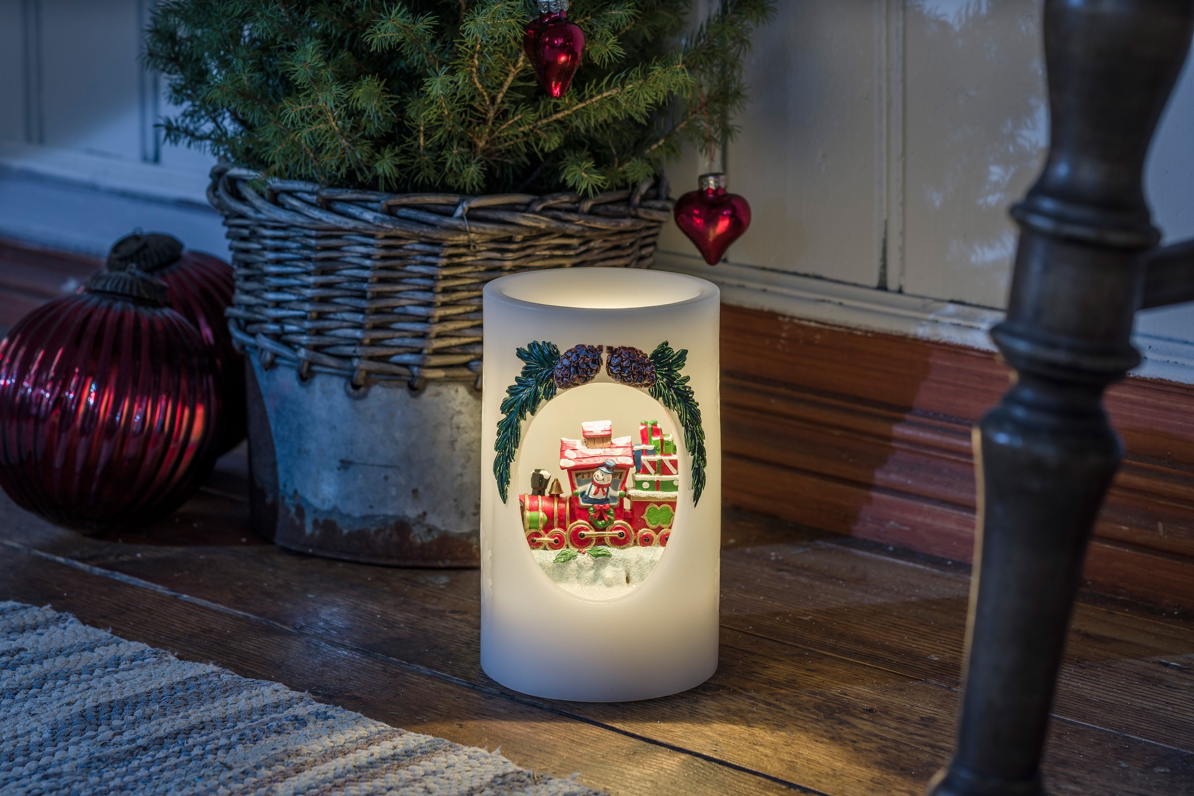 my home Adventsleuchter »Jason, Weihnachtsdeko«, Kerzenhalter aus (1 bestellen Aluminium im Tannenbaum St.), besonderen Design