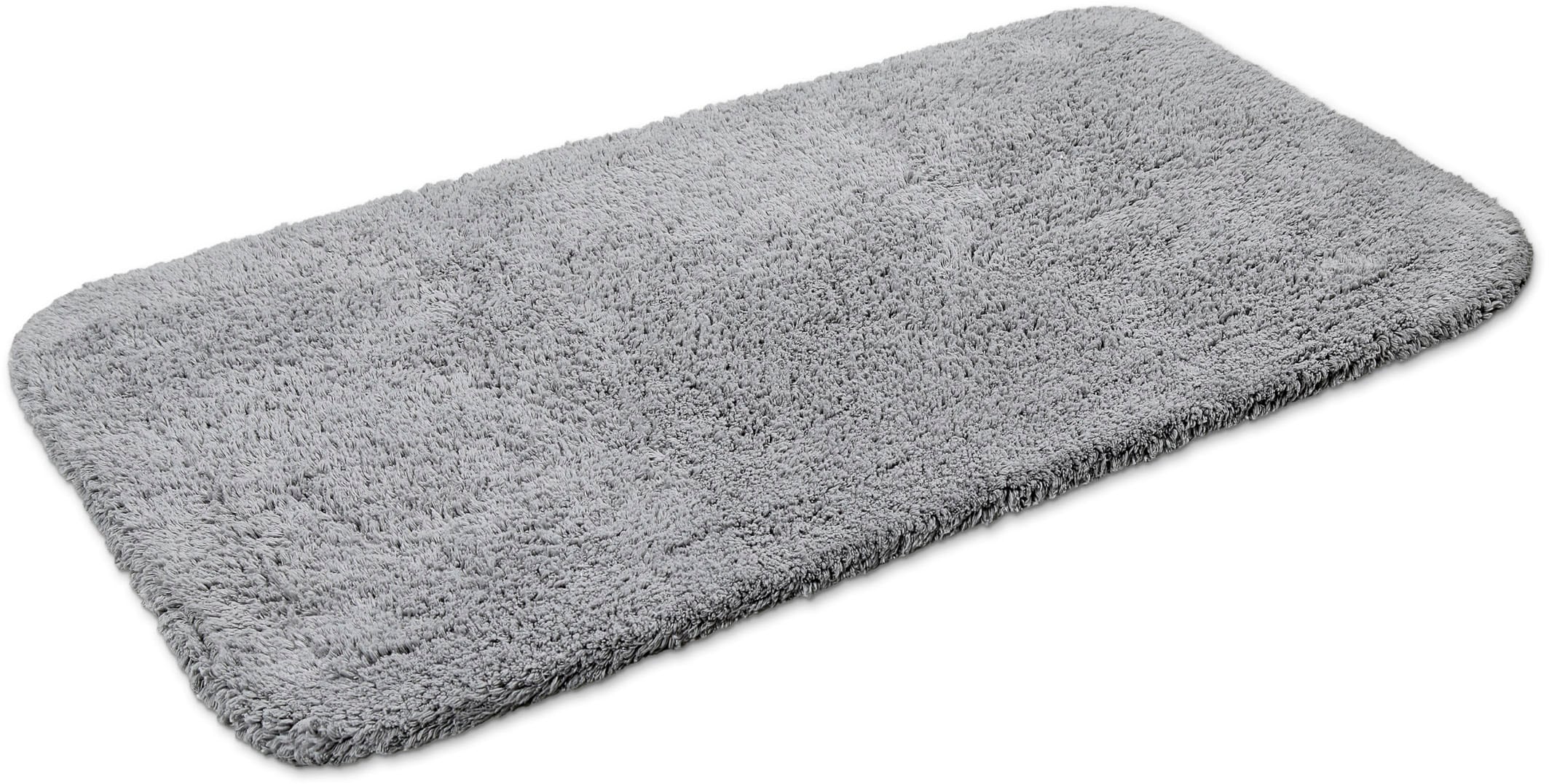 my home Badematte »Kian«, fußbodenheizungsgeeignet, Badvorleger, Badteppich aus 100%Baumwolle, weich, waschbar, saugfähig