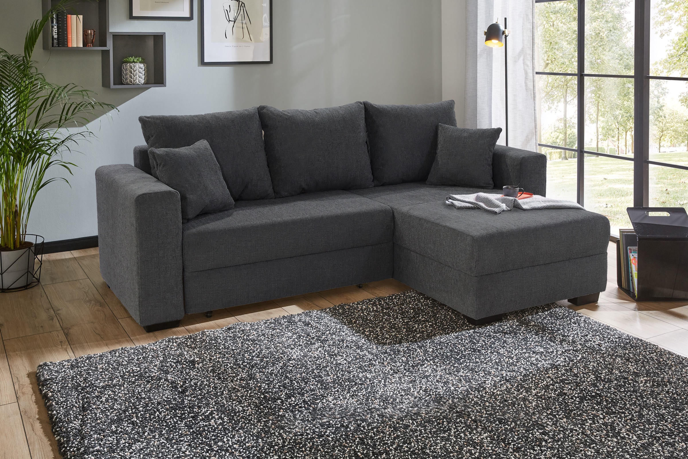 Jockenhöfer Gruppe Ecksofa »Elmau, L-Form, Breite 235cm«, inkl. Bettfunktio günstig online kaufen