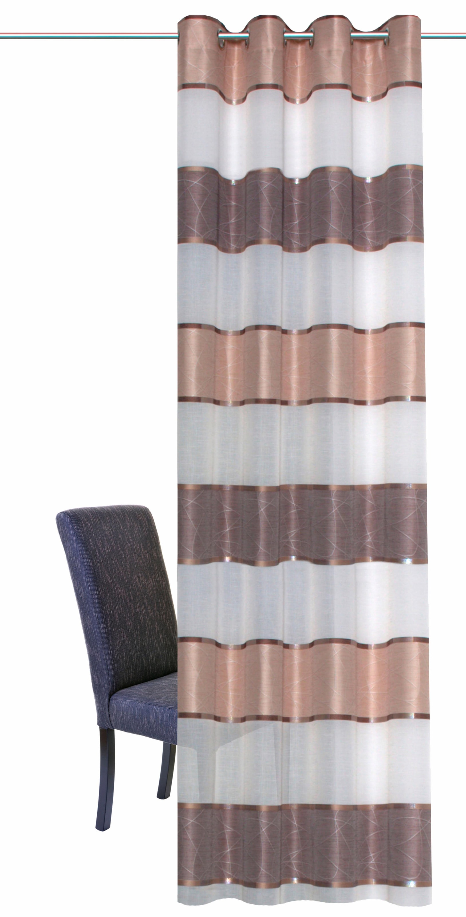 HOME WOHNIDEEN Vorhang »WALTERS«, (1 St.), HxB: 245x140, Querstreifen