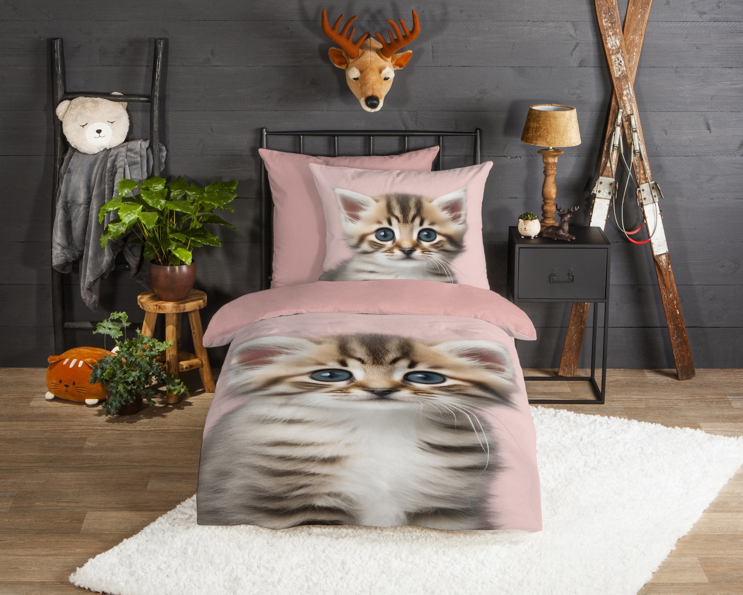 good morning Kinderbettwäsche »Meow« günstig online kaufen