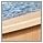 Holzwerkstoff mit Farbe Buche/Sitz blau uni 1020/Lehne 51003 blau gemustert