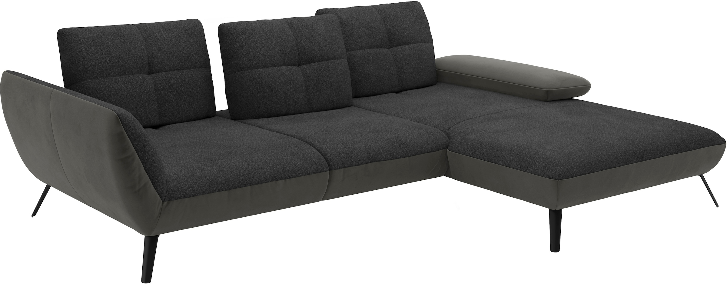 Places of Style Ecksofa »Mikado L-Form«, inkl. Sitztiefenverstellung und Armteilverstellung