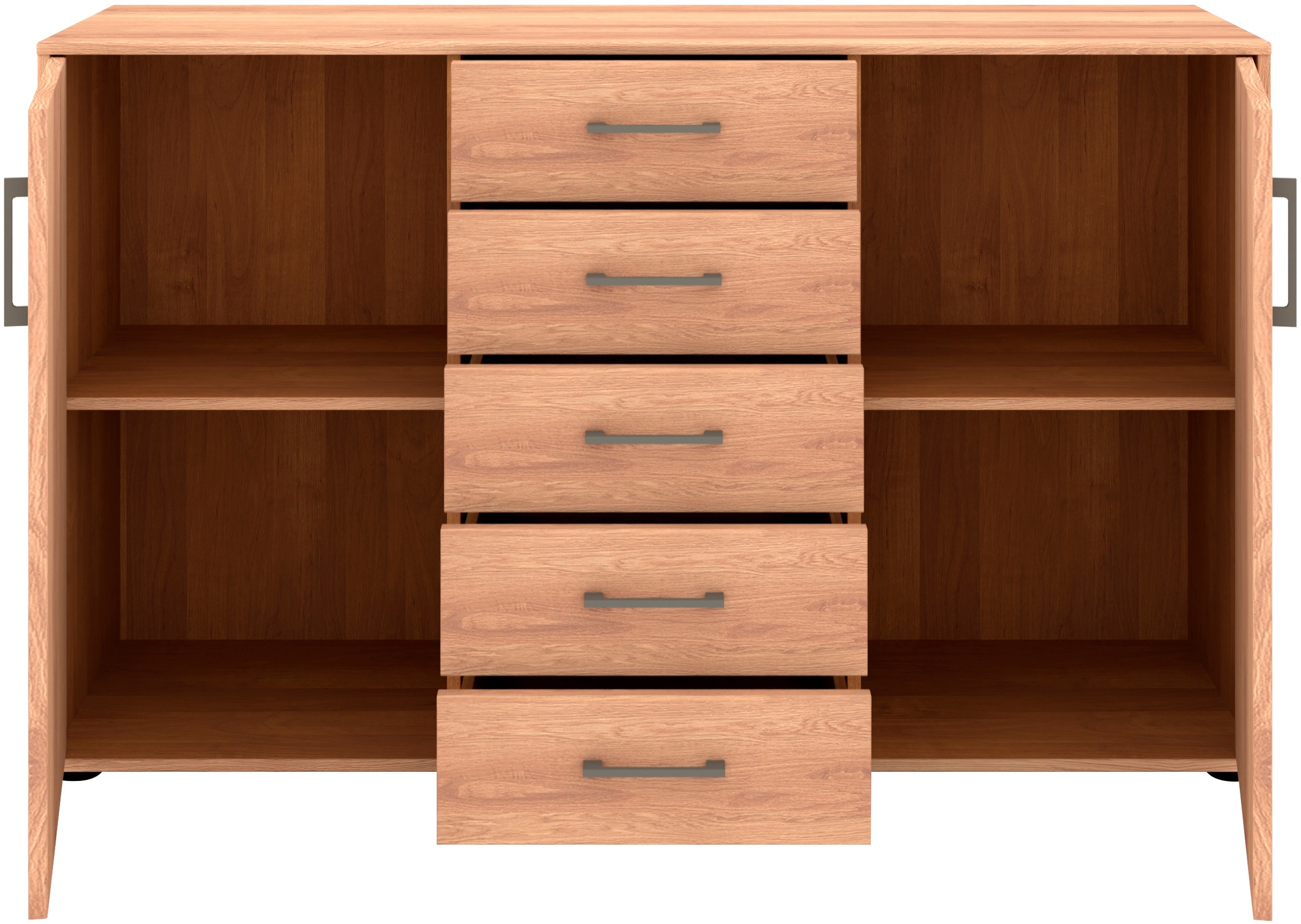 Musterring Kombikommode »Sorrent Sideboard, Wäscheschrank, mit Schubladen«, (Kommode, mit Selbsteinzug und Dämpfung, MADE IN GERMANY), mit Schubkästen, Fronten in Eiche massiv, Breite 120 oder 141 cm