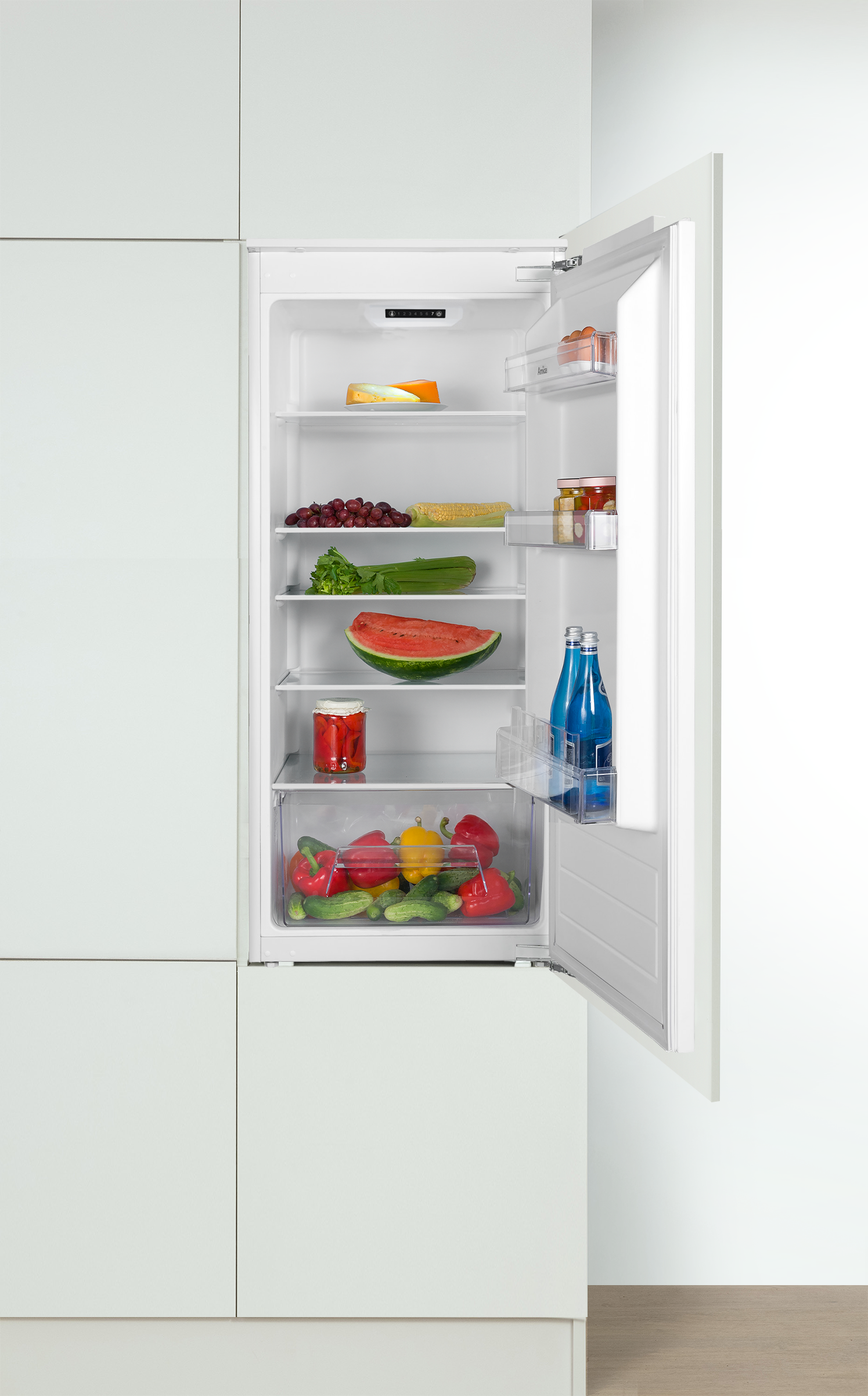 Amica Einbaukühlschrank »EVKS 16175«, Gemüsebox