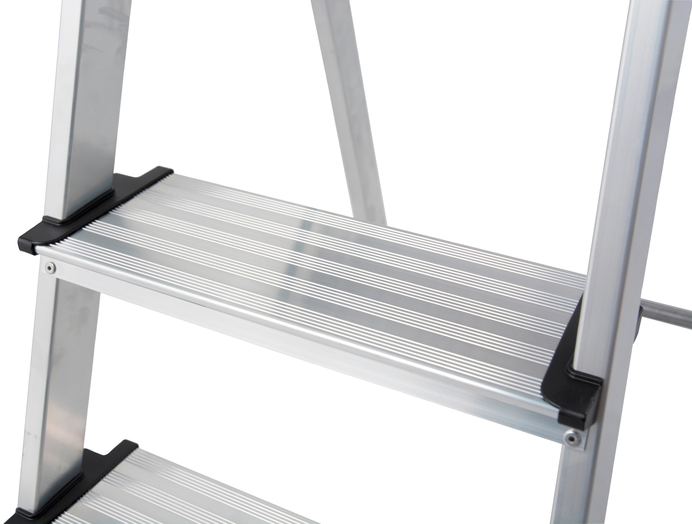 KRAUSE Stehleiter »Safety Plusline«, Aluminium, 4 Stufen, Arbeitshöhe ca. 285 cm