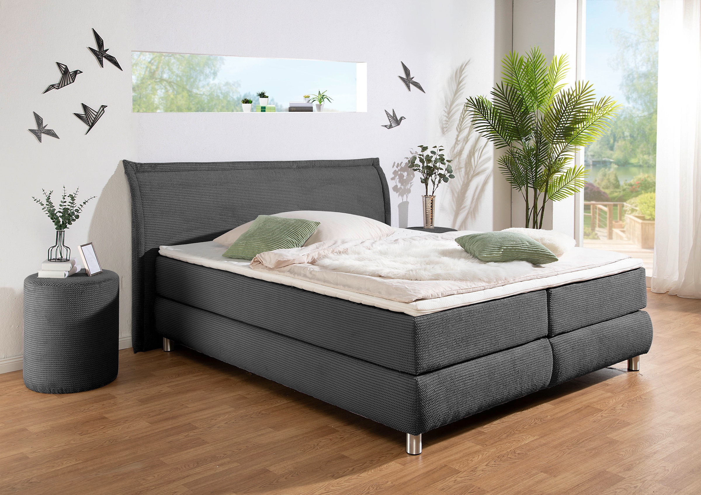 Home affaire Boxspringbett »"Coloma" erhältlich in H2, H3 oder H4 inkl. Top günstig online kaufen