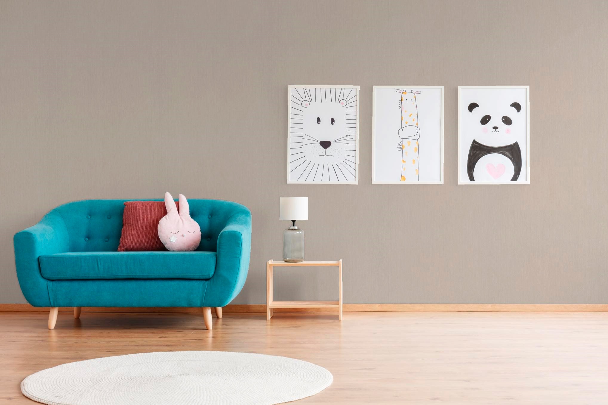 Marburg Vliestapete »Beige« uni moderne Tapete für Wohnzimmer Schlafzimmer Küche