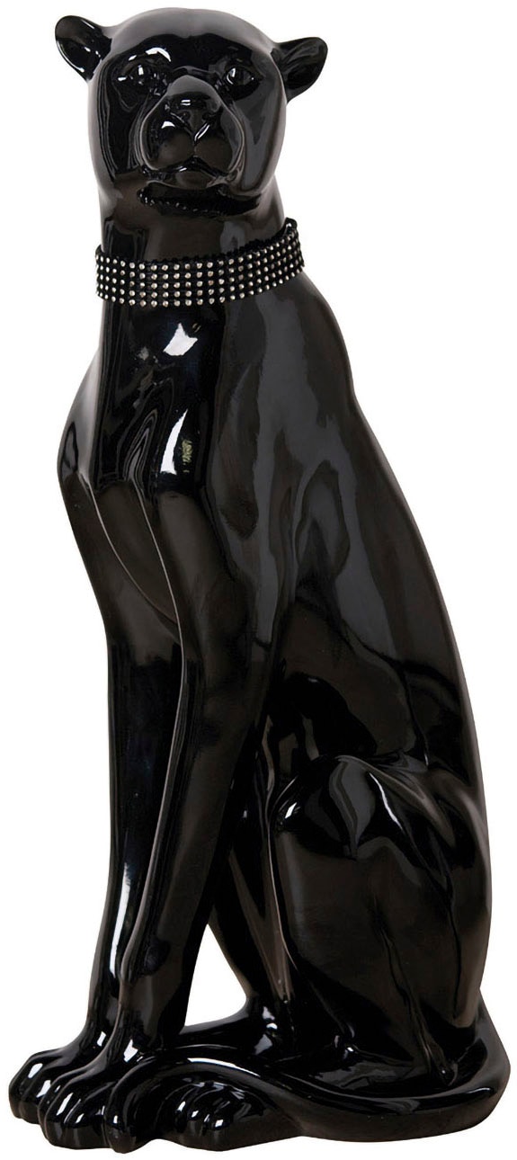 Casablanca by Gilde Tierfigur »Figur Panther schwarz H. 60 cm« günstig online kaufen