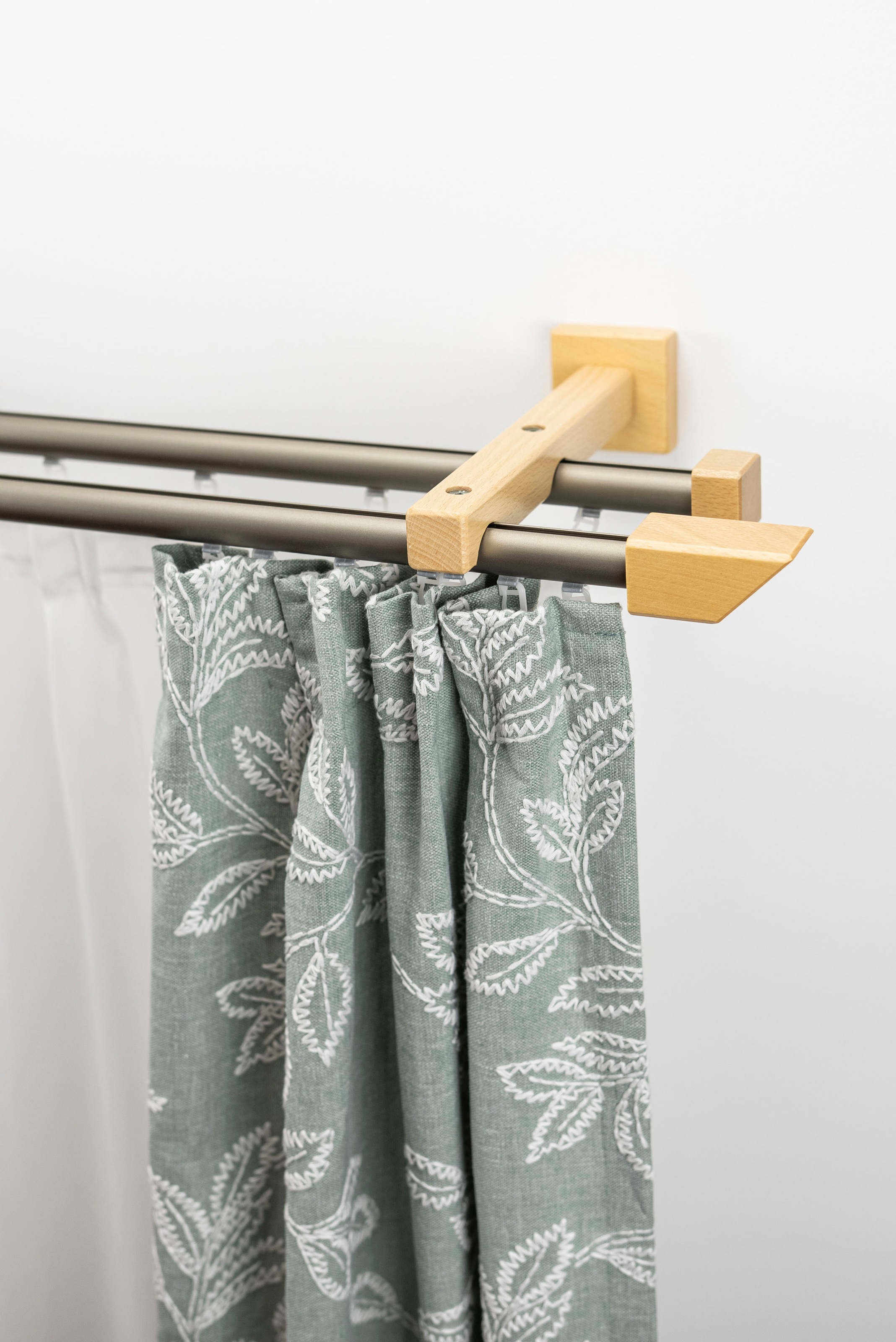 GARESA Gardinenschiene »Cubus, Quadros Innenlauf« 2 läufig-läufig Wunschmaß günstig online kaufen