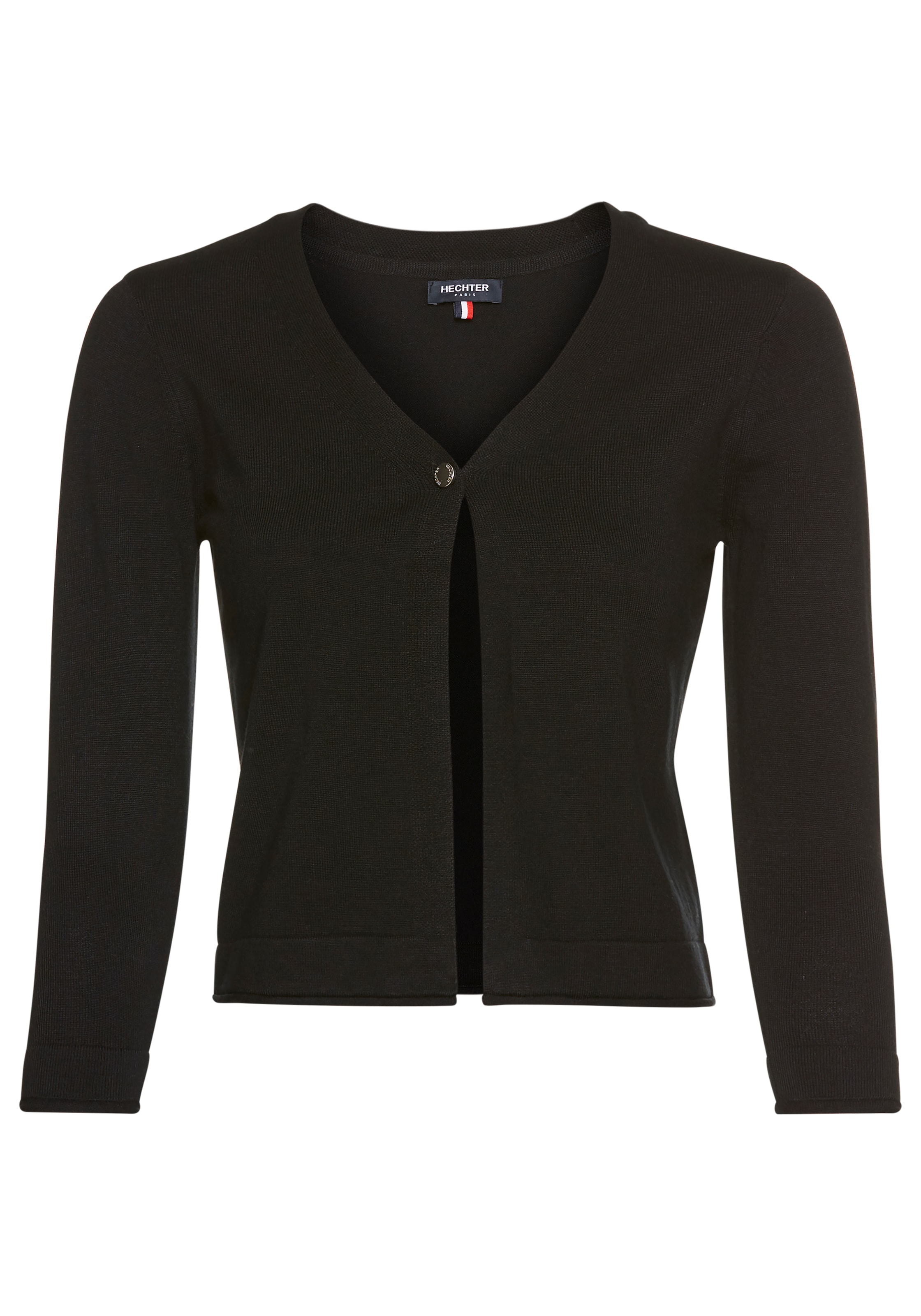 HECHTER PARIS Bolero, mit Rollkanten und Zierknopf