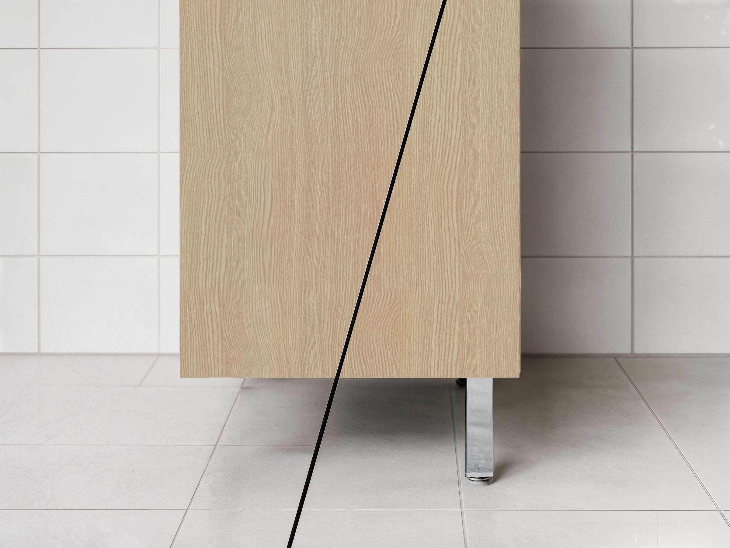 OPTIFIT Waschbeckenunterschrank »Hallig« Breite 32,5 cm, schnelle Montage mit OPTIsnap
