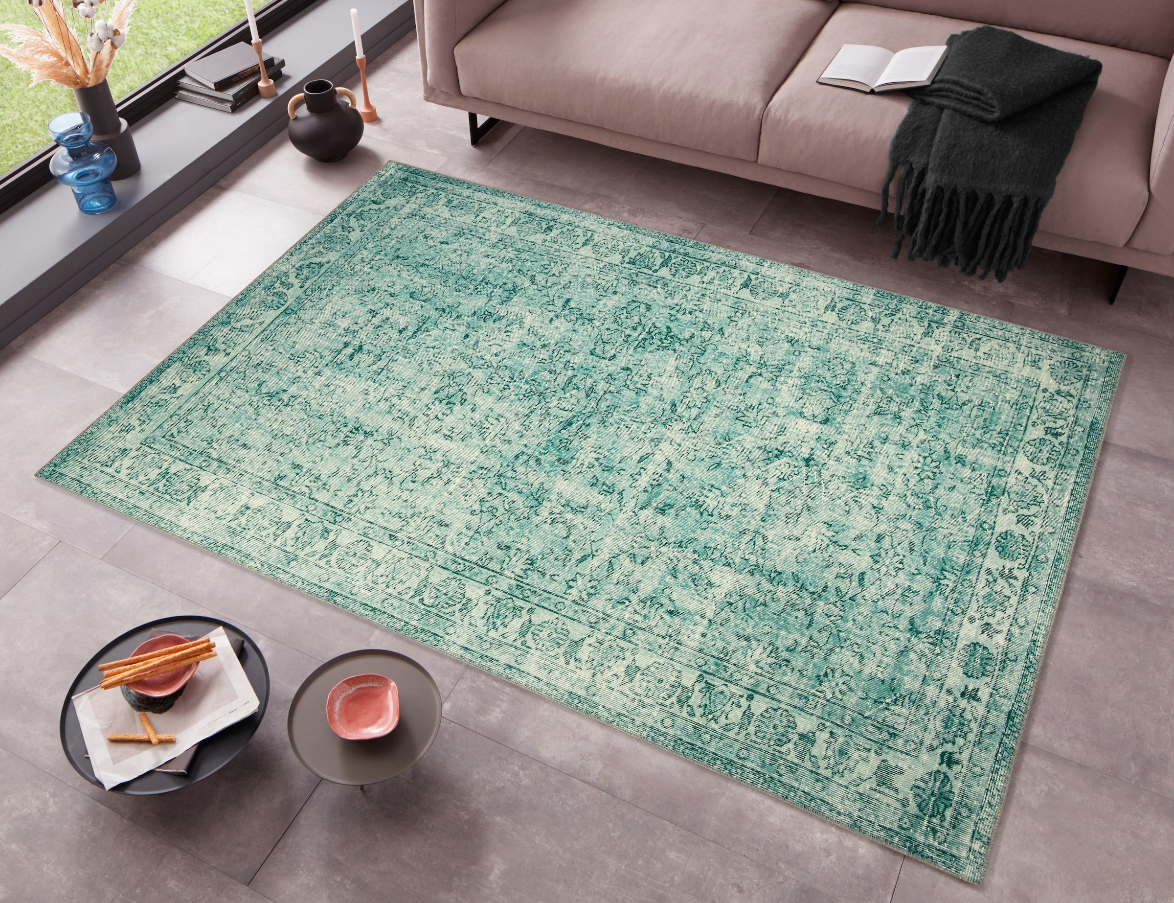 Optik, »Samira«, home und schnell Design, bestellen Orient bequem Teppich my Rutschhemmende Rückenbeschichtung rechteckig, Vintage