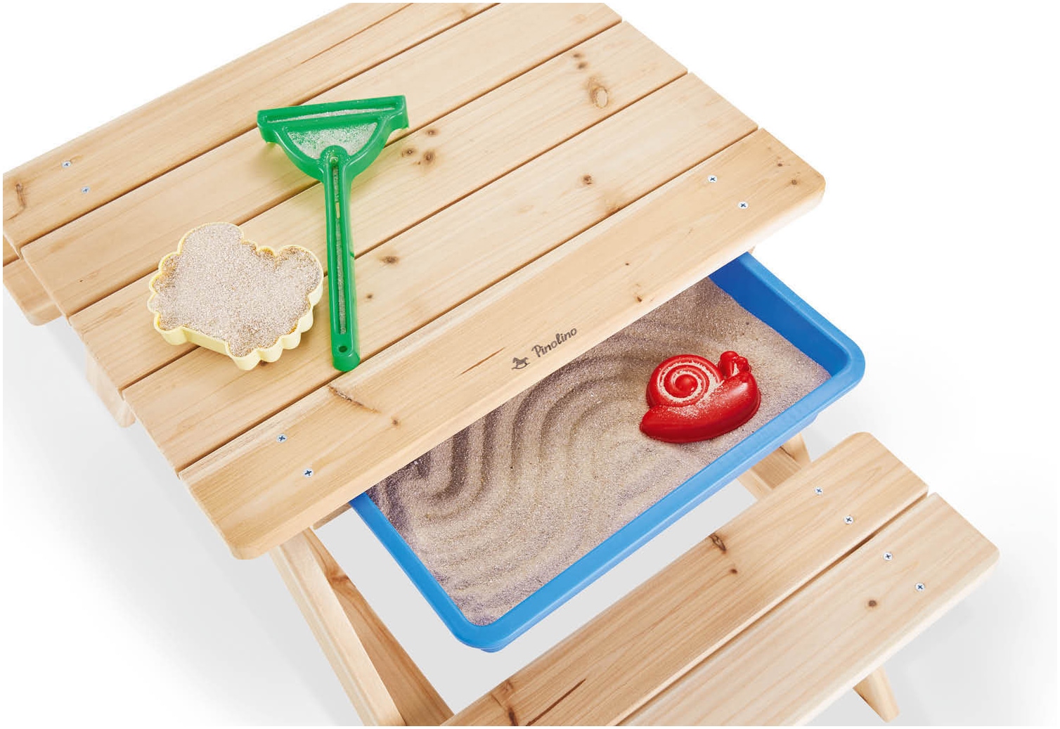 Pinolino® Garten-Kindersitzgruppe »Matsch-Nicki für 2, natur«