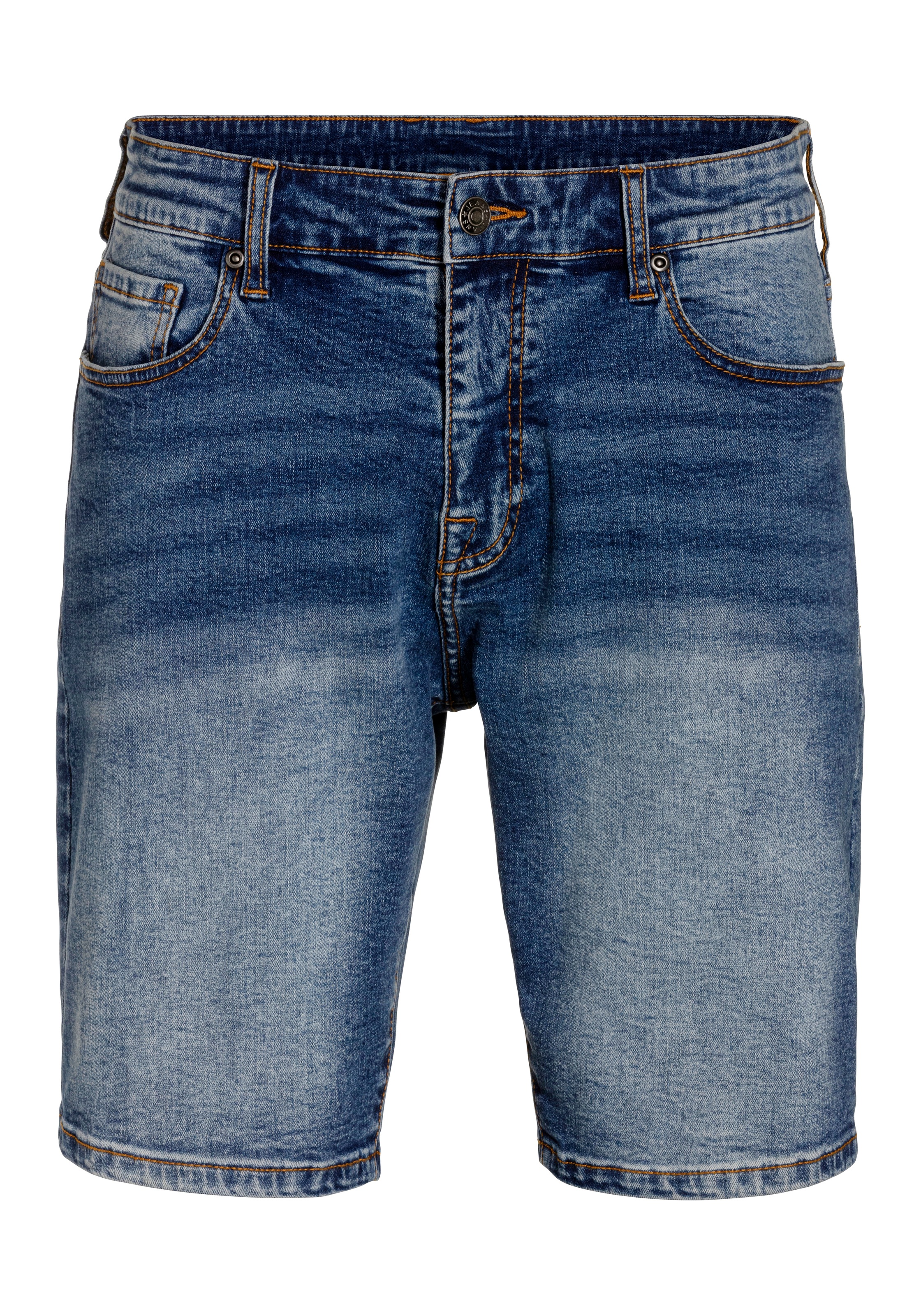 2. Bild von Buffalo Jeansshorts, 5-Pocket Form aus elastischer Denim-Qualität