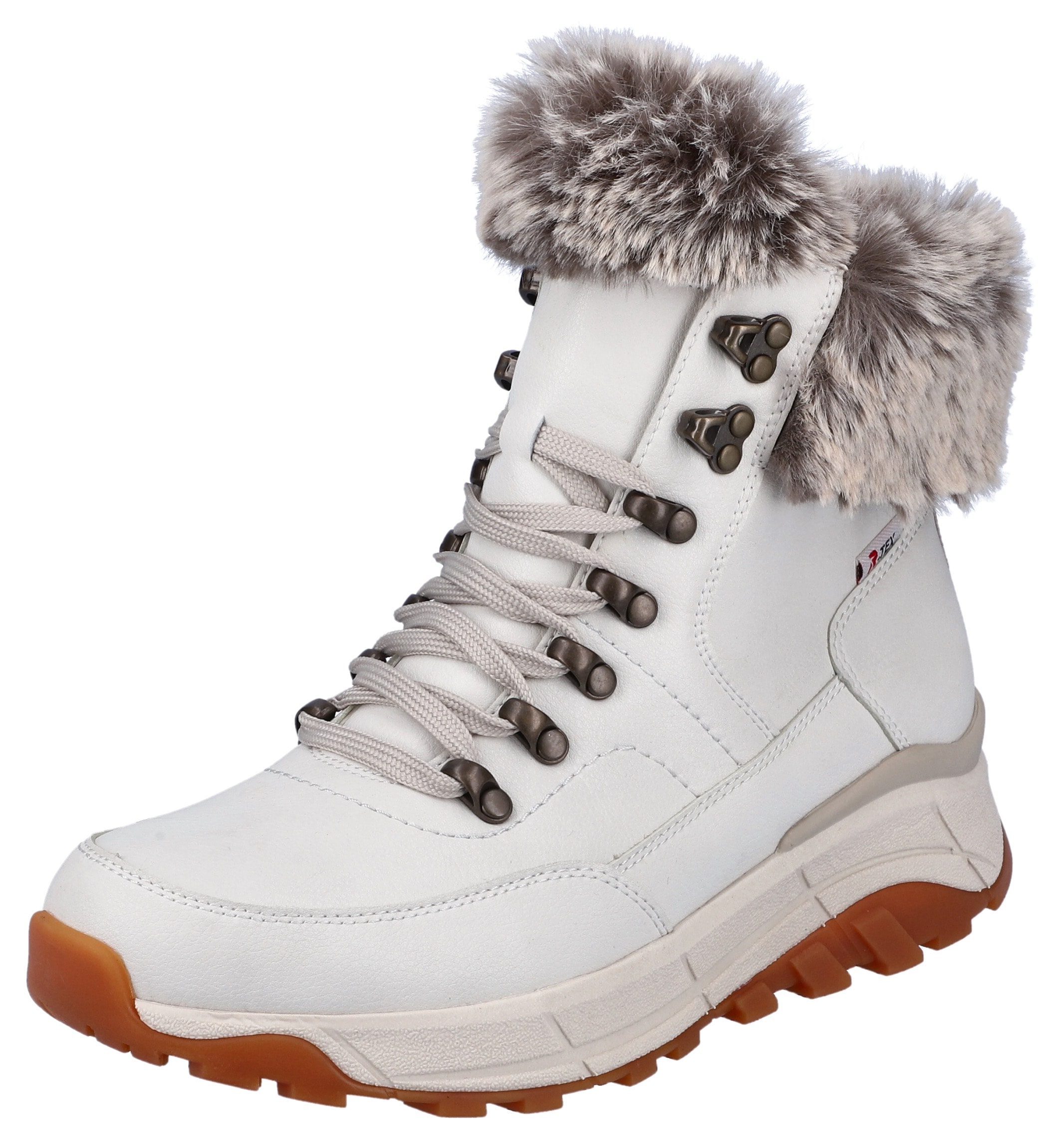 Rieker EVOLUTION Winterboots, Hightop Sneaker, Schnürboots, Winterschuh mit Lammwollfutter