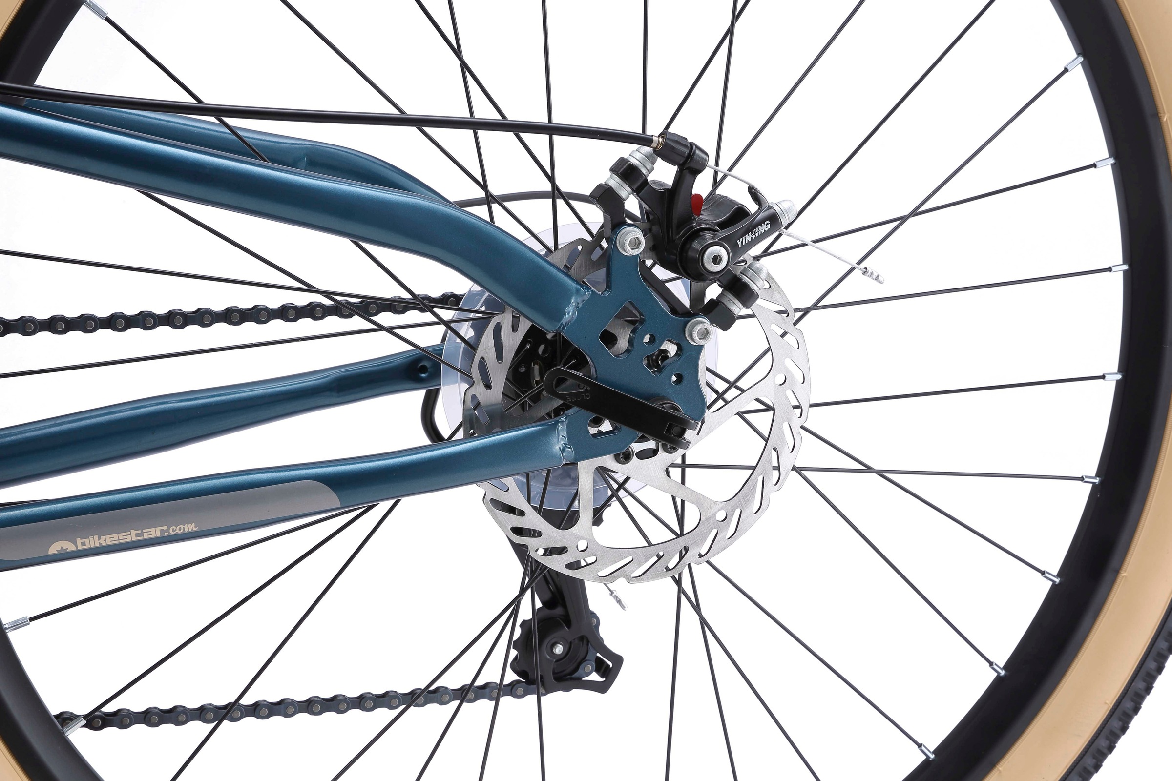 Bikestar Mountainbike 21 Gang Shimano RD-TY300 Schaltwerk Kettenschaltung für Damen und Herren, Kettenschaltung