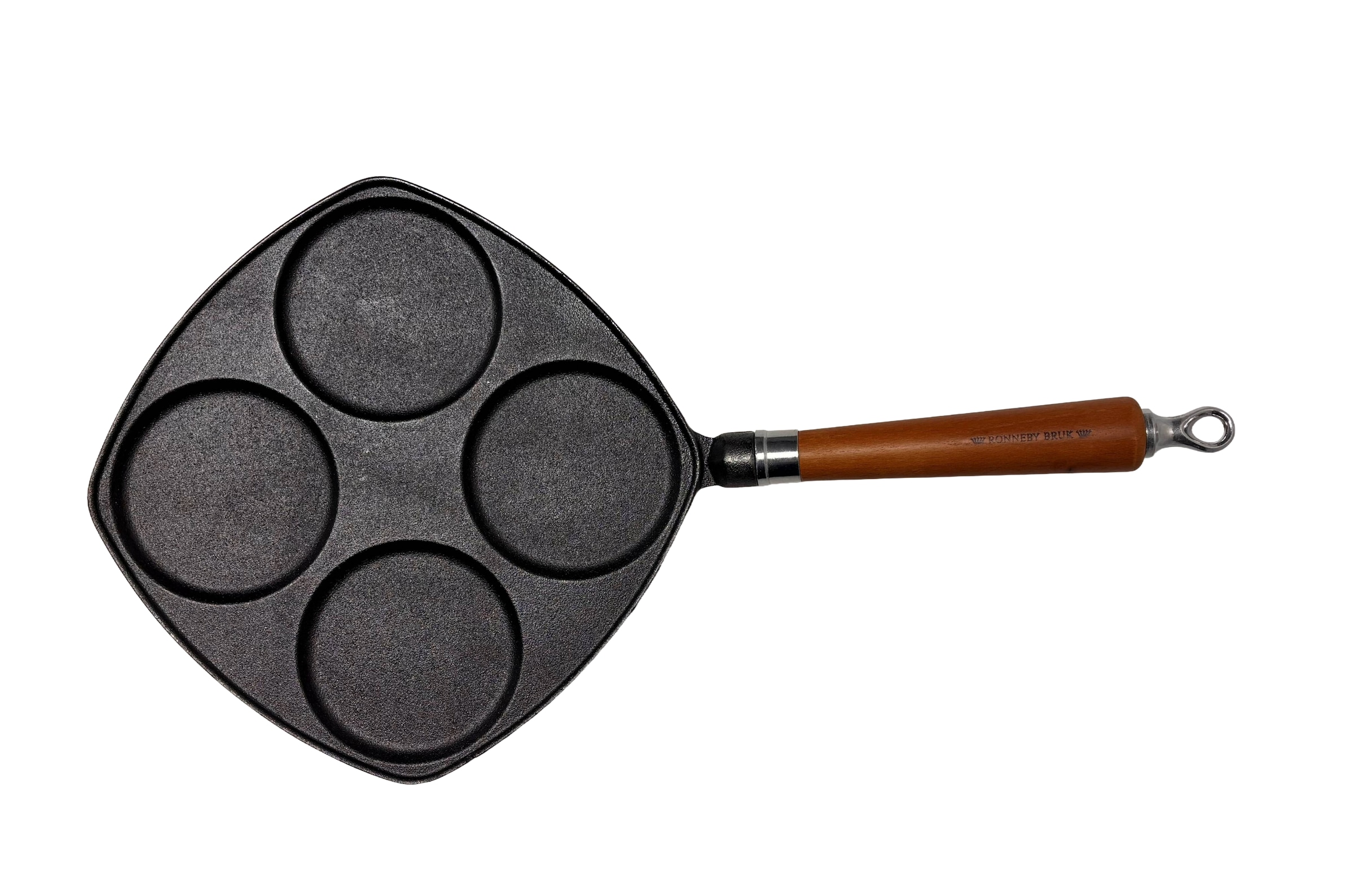 Ronneby Bruk Bratpfanne »Maestro Eierpfanne, 25 x 25 cm, mit Holzgriff« Gusseisen 1 tlg.