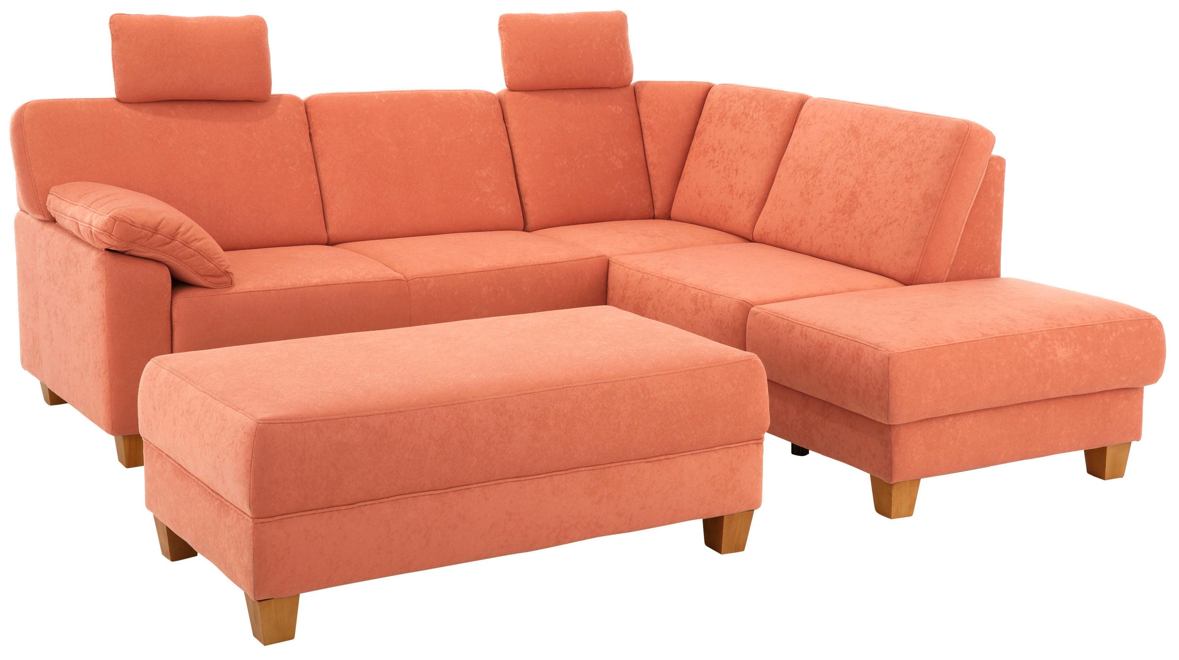 Home affaire Ecksofa »Belfort L-Form«, mit Federkern, wahlweise mit Bettfunktion und Stauraum