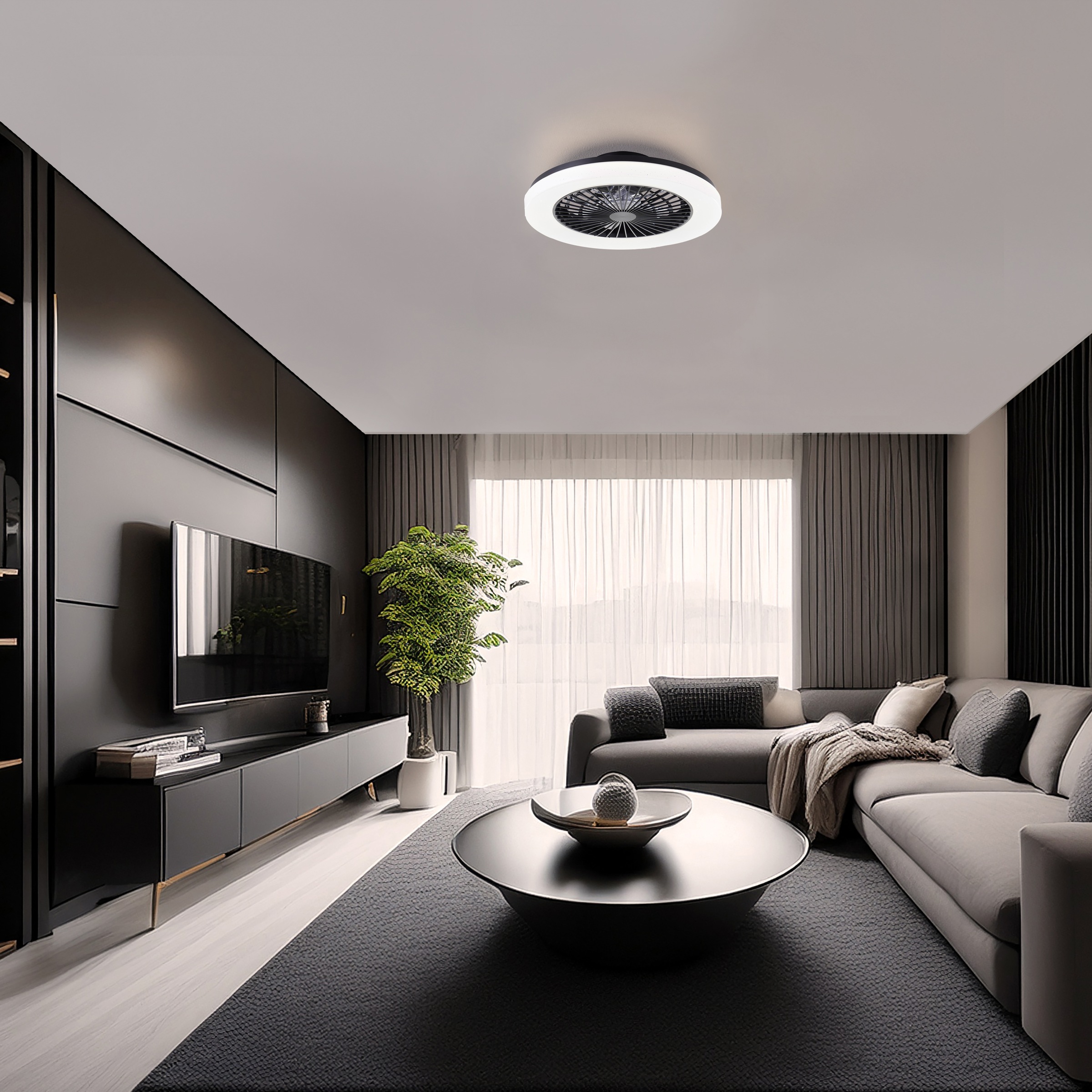 Brilliant LED Deckenleuchte »Siano« LED-Modul 1 Stk. warmweiß - kaltweiß LE günstig online kaufen