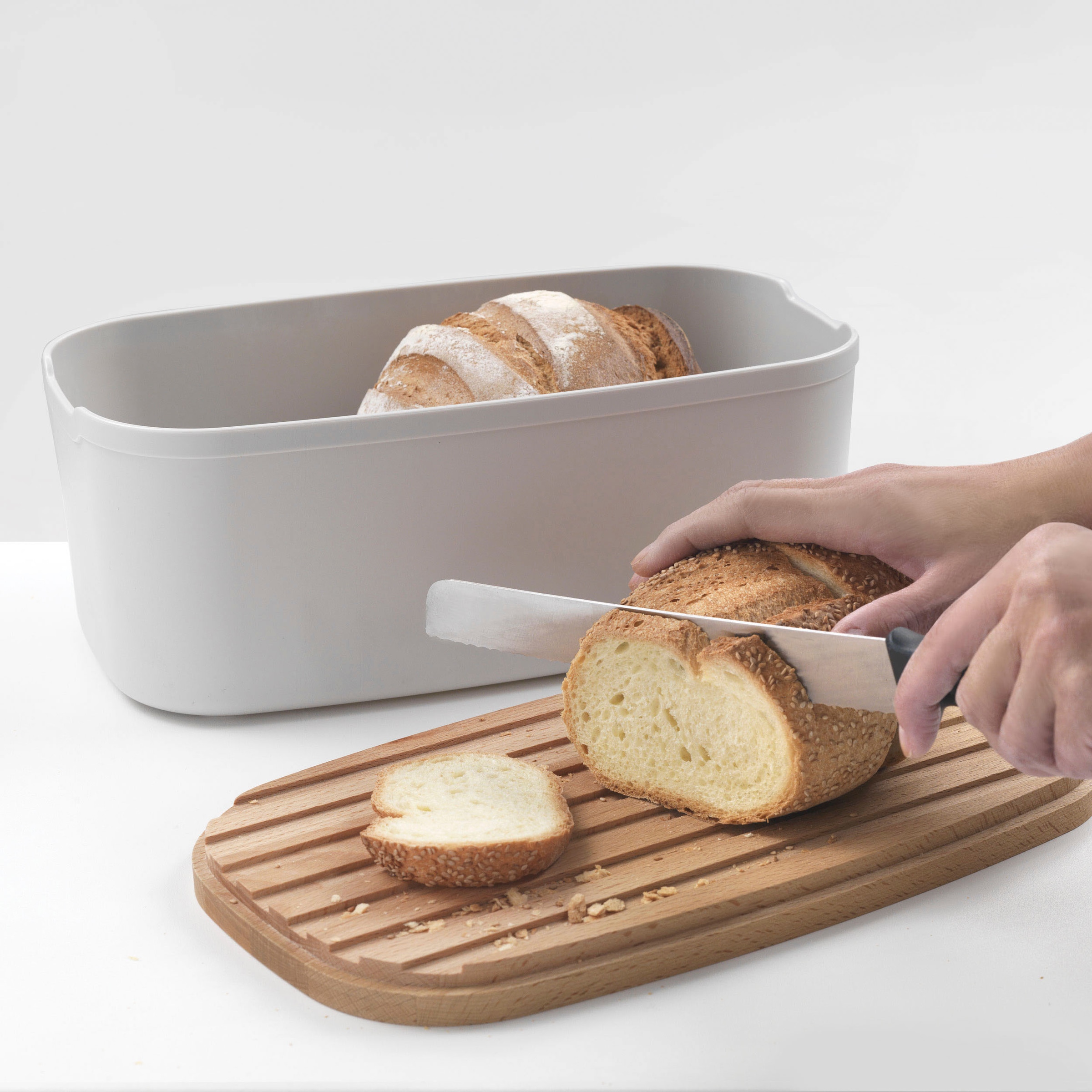 Metaltex Brotkasten »Bready«, (1 tlg., Bready), aus zertifiziertem Buchenholz