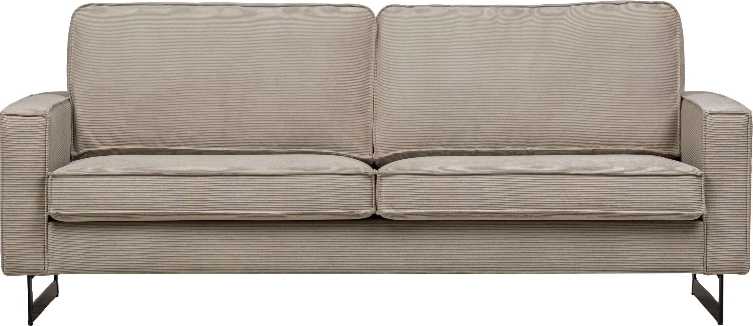 Home affaire 2-Sitzer "Pinto, 166 cm, Cord, Chenille, Lederoptik" mit Keder günstig online kaufen