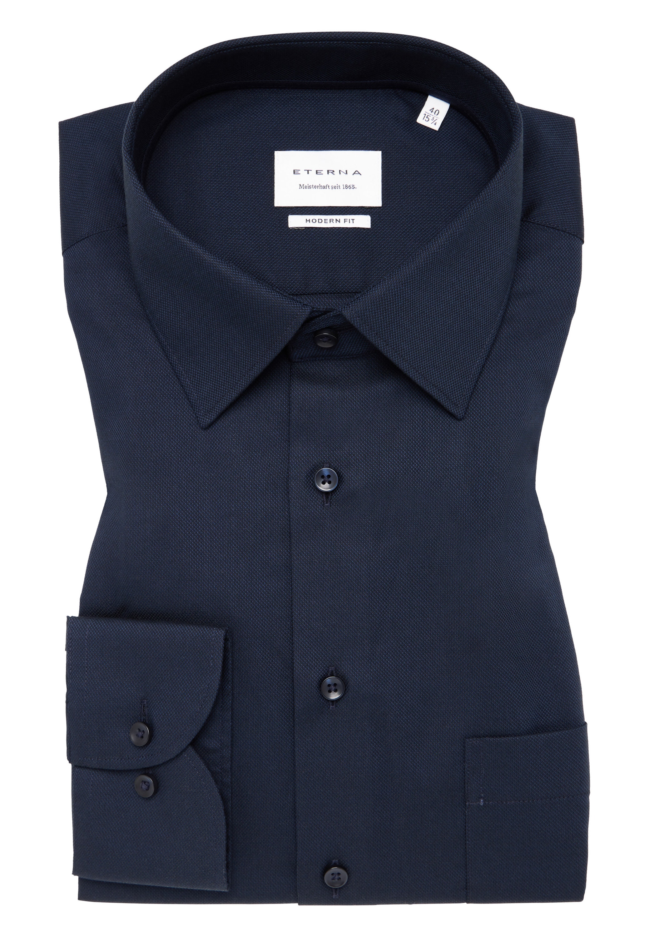 Eterna Langarmhemd »MODERN FIT«, NON IRON (bügelfrei)