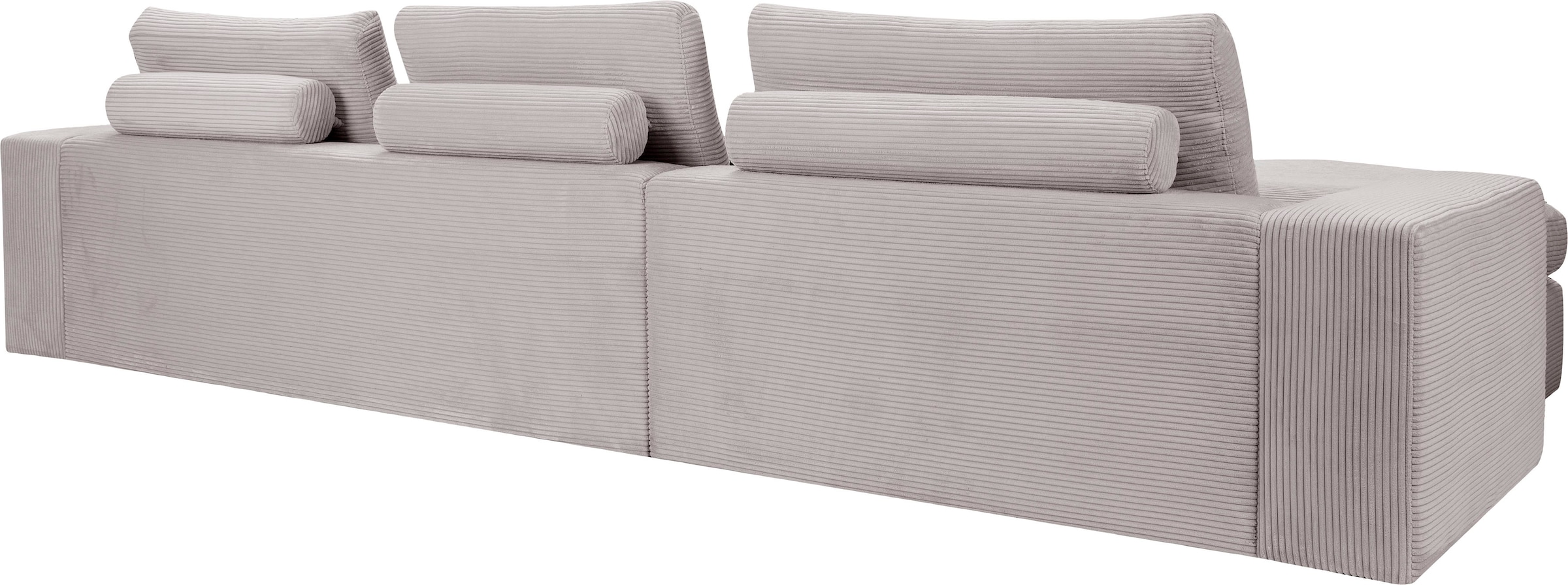 alina Ecksofa »Sandy«, mit Recamiere, in modernem Cordstoff
