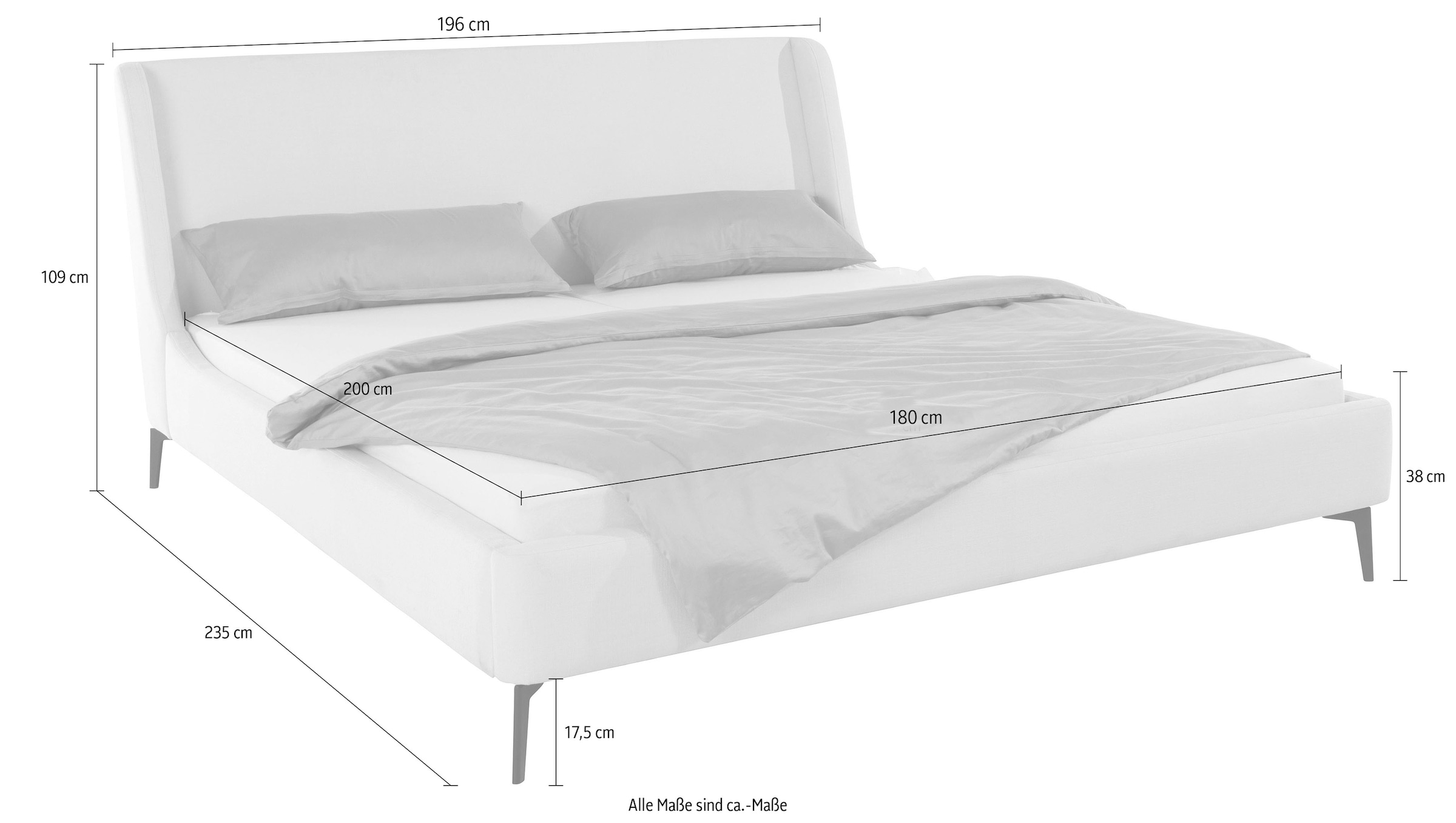 6. Bild von LeGer Home by Lena Gercke Polsterbett »Mayra«