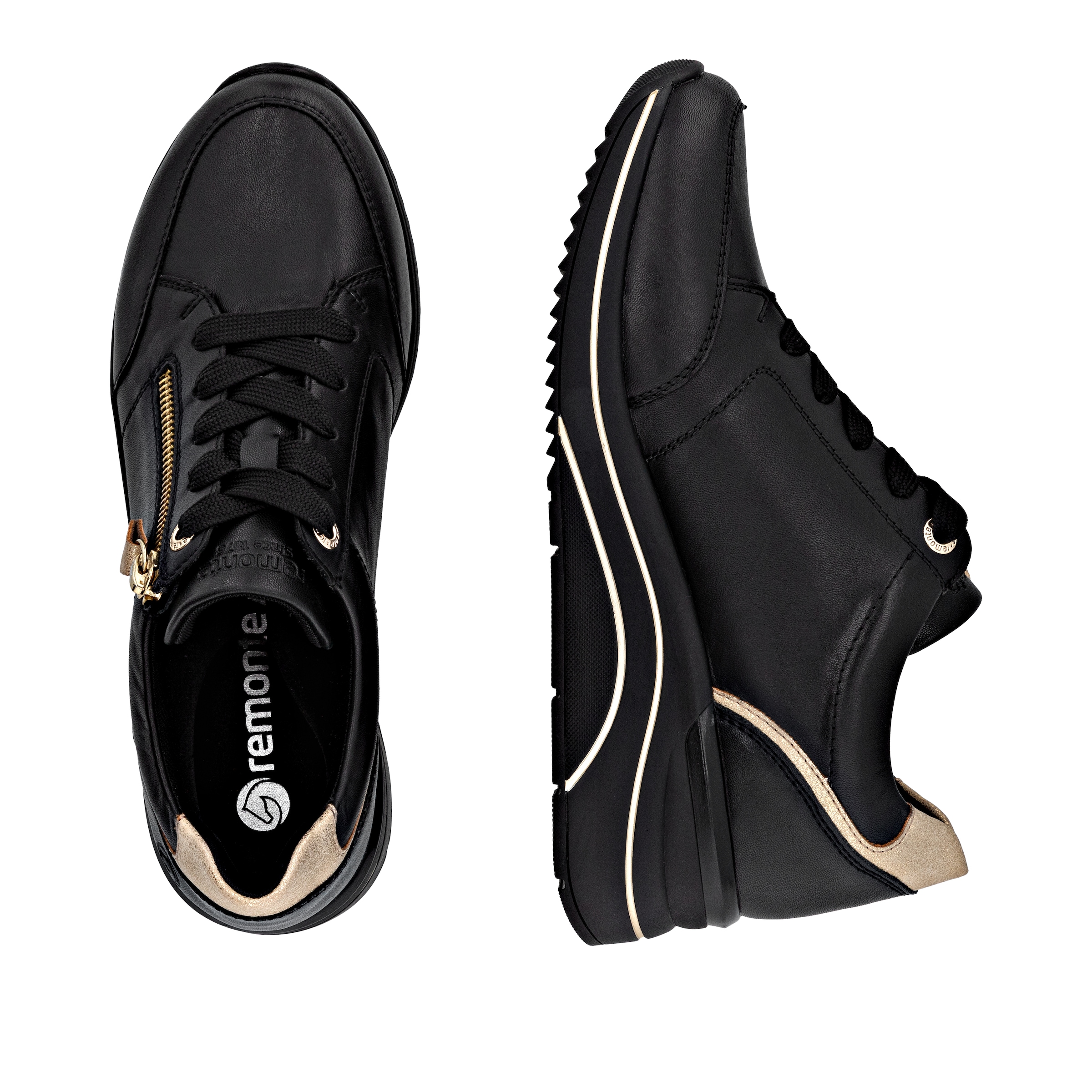 Remonte Keilsneaker  , Freizeitschuh, Halbschuh, Schnürschuh mit Rieker TEX-Membran