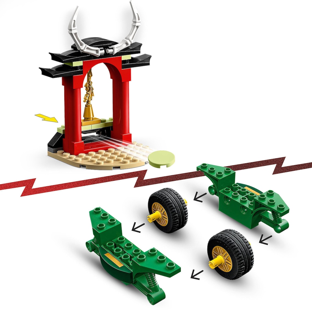 LEGO® Konstruktionsspielsteine »Lloyds Ninja-Motorrad (71788), LEGO® NINJAGO«, (64 St.)