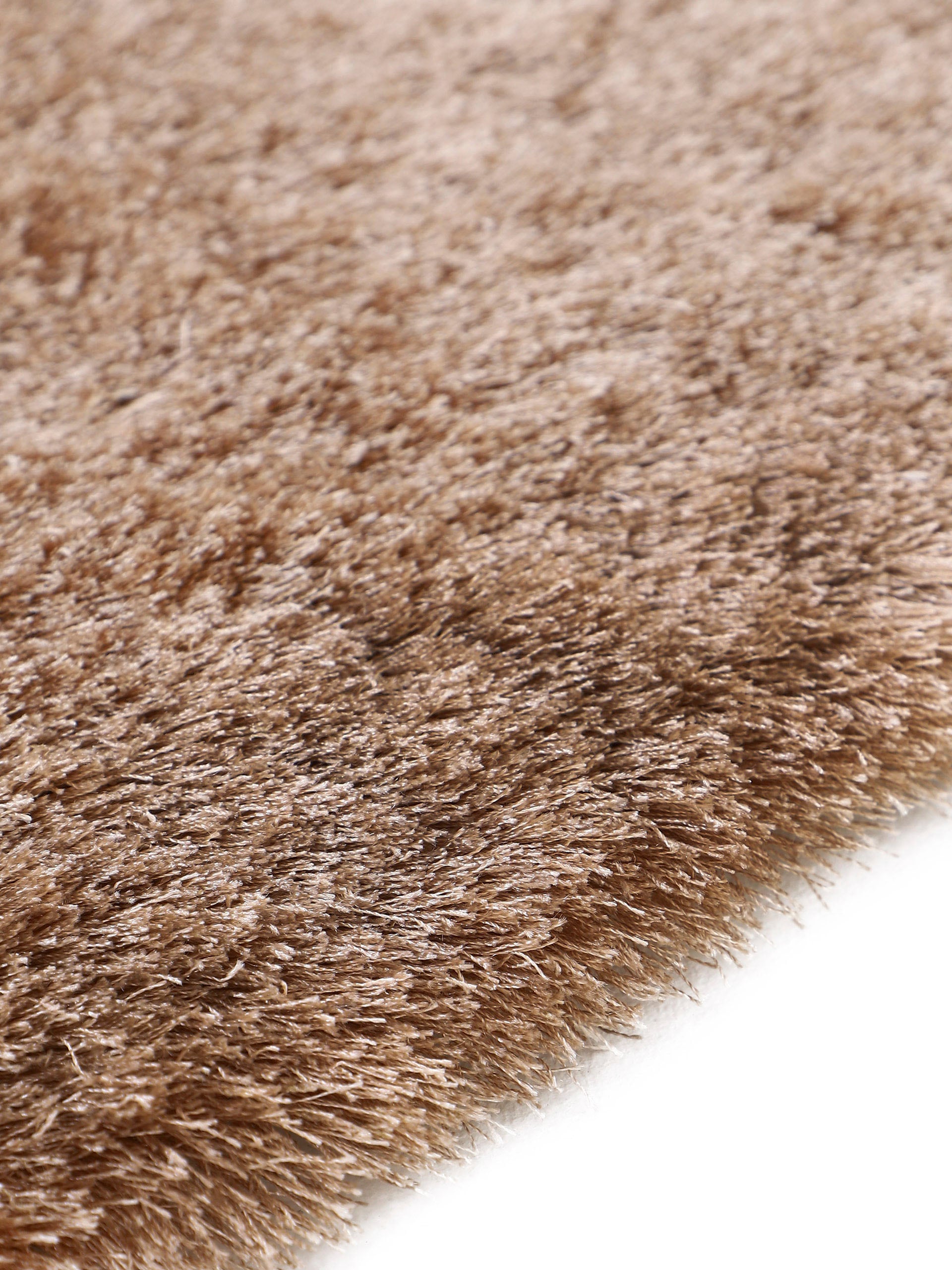carpetfine Hochflor-Teppich »Breeze«, rund, 45 mm Höhe, besonders weich mit leichtem Glanz Garn, Wohnzimmer