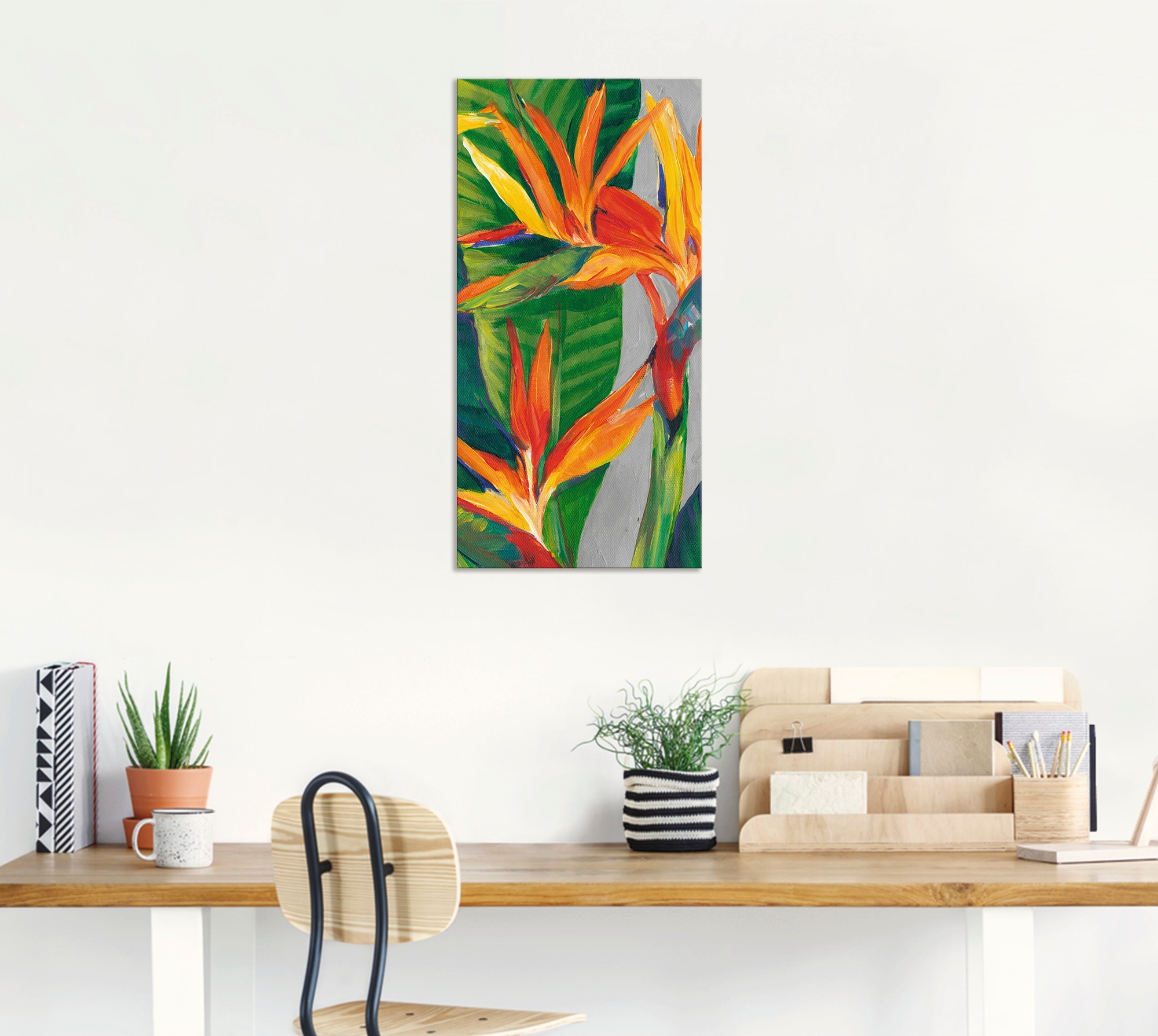 Artland Wandbild »Paradiesvogel II«, Pflanzen, (1 St.), als Alubild, Outdoorbild, Leinwandbild, Poster in verschied. Größen