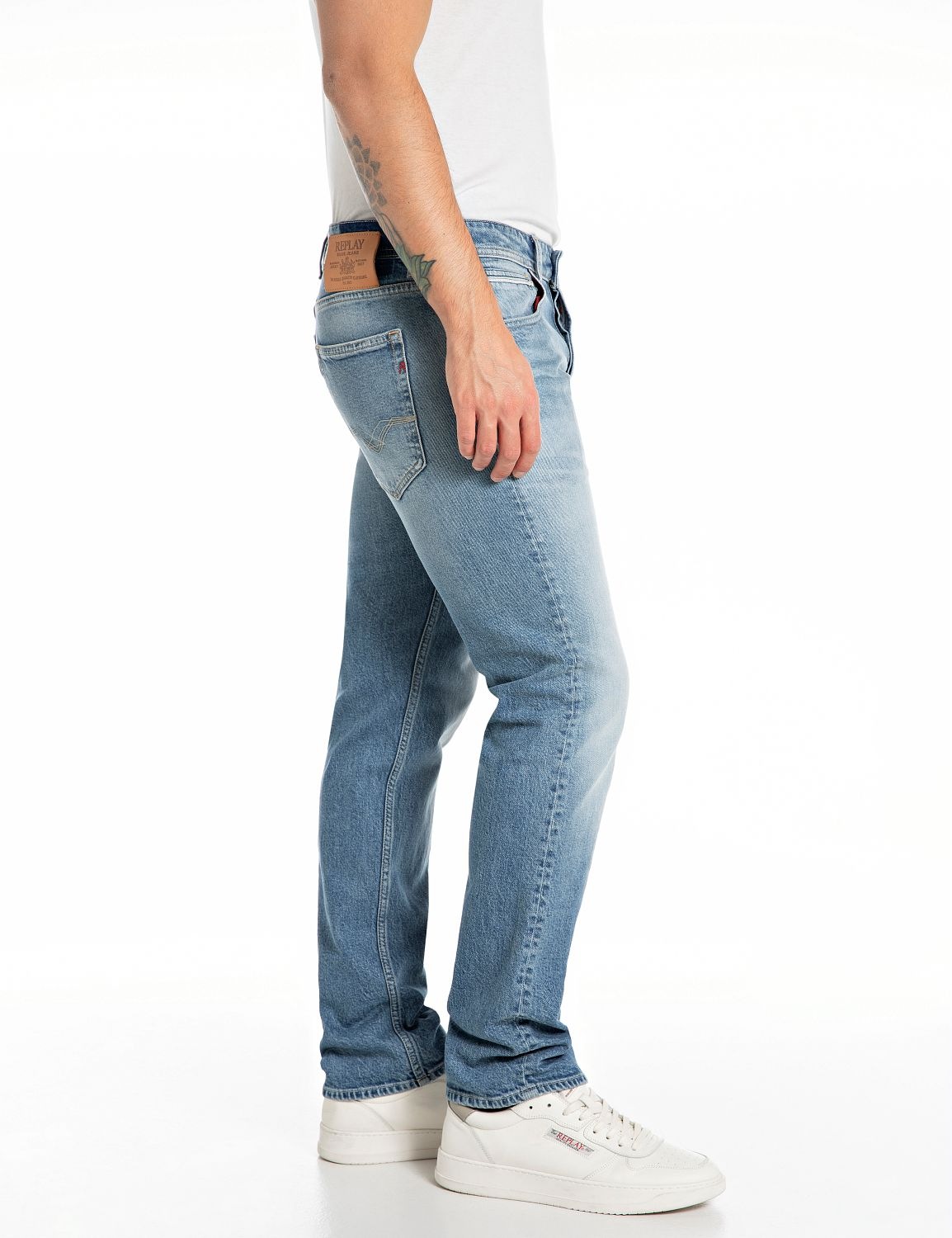 Replay Straight-Jeans »GROVER«, in vielen verschiedenen Waschungen, mit Stretch
