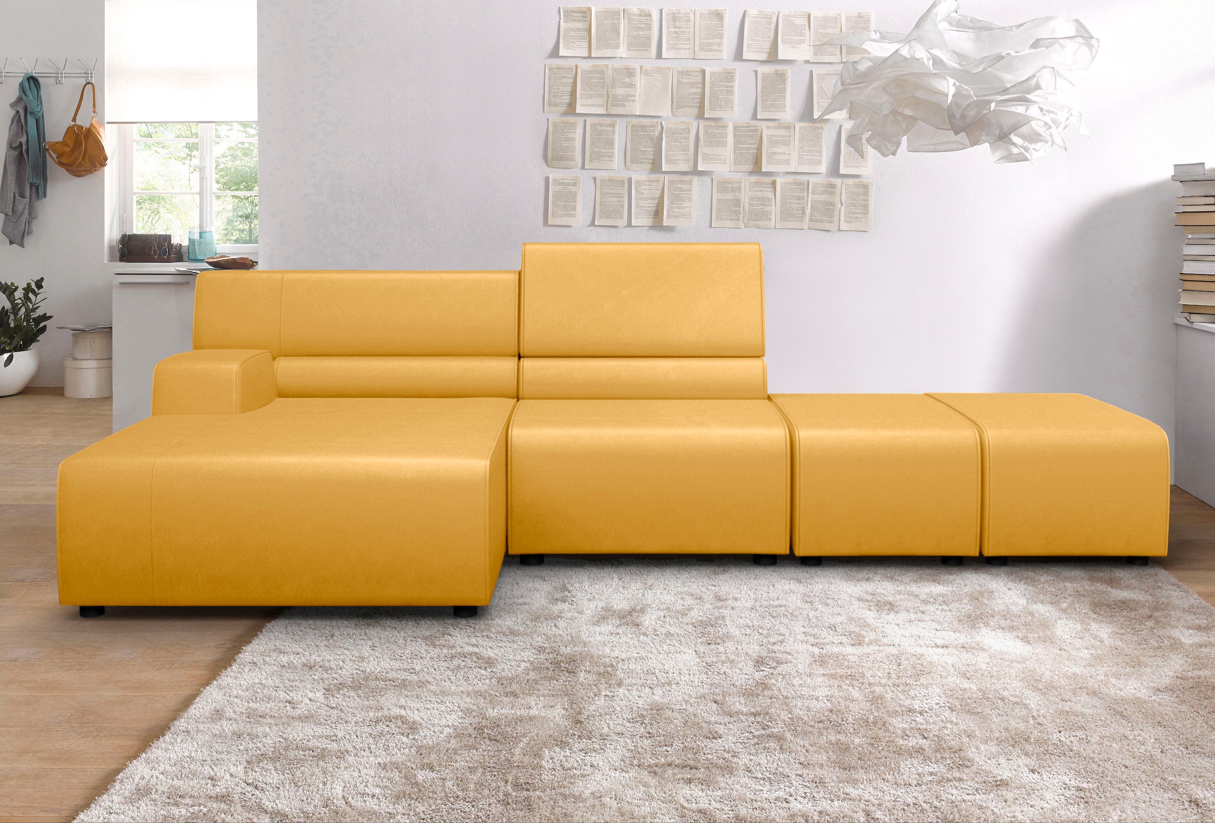 Egoitaliano Ecksofa »Babouche, Designsofa mit außergewöhnlichem Sitzkomfort günstig online kaufen