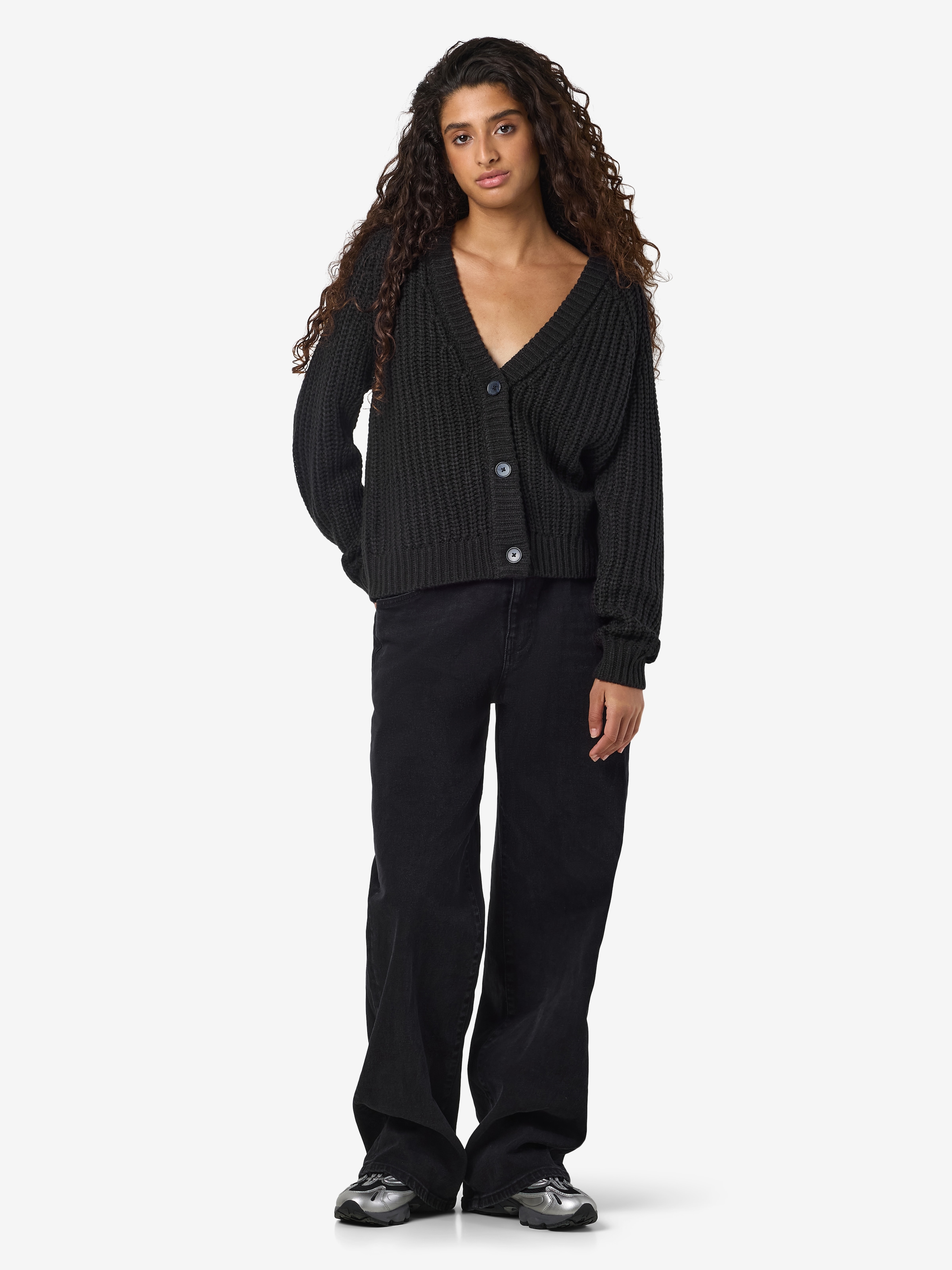 Noisy may Strickjacke »NMCHARLIE L/S V-NECK KNIT CARDIGAN NOOS«