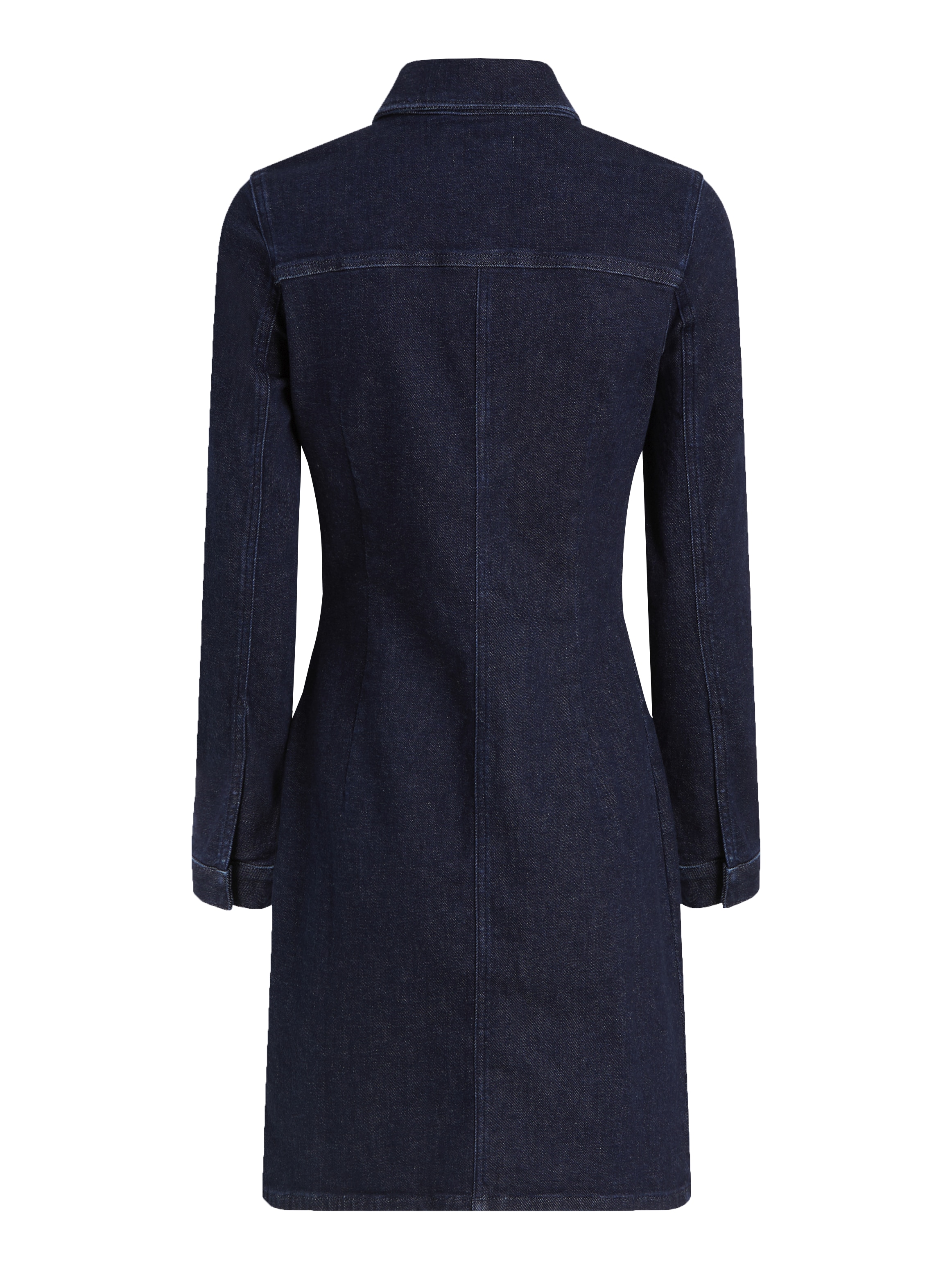 Calvin Klein Jeans Jeanskleid »DARTED LEAN SHIRT DENIM DRESS«, mit Logostickerei