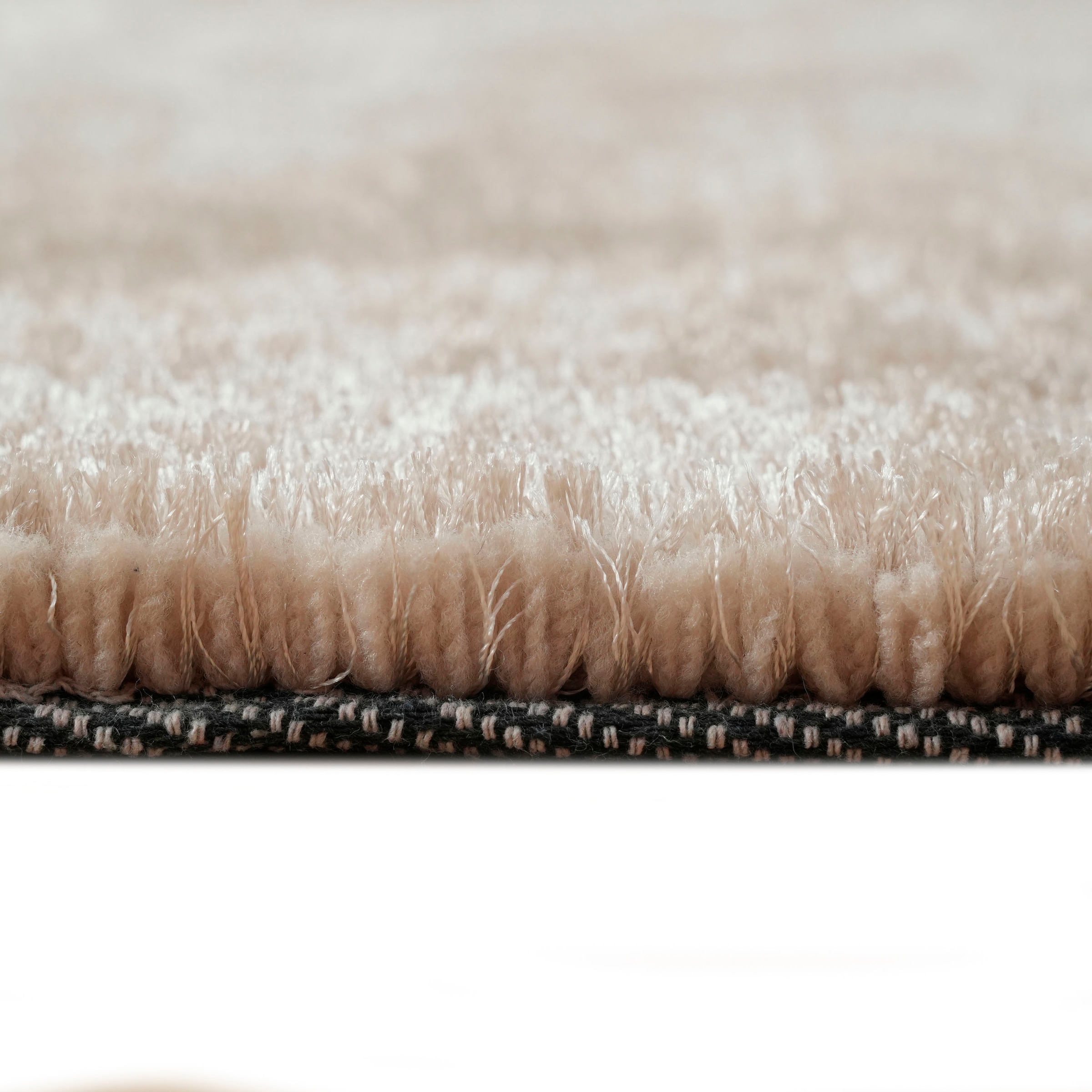 my home Hochflor-Teppich »Dana light, besonders weich, Mikrofaser Teppiche«, rechteckig, 25 mm Höhe, uni, leichter Glanz, Wohnzimmer, Schlafzimmer, Esszimmer
