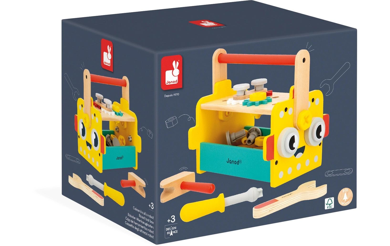 Janod Kinder-Werkzeug-Set »Roboter«
