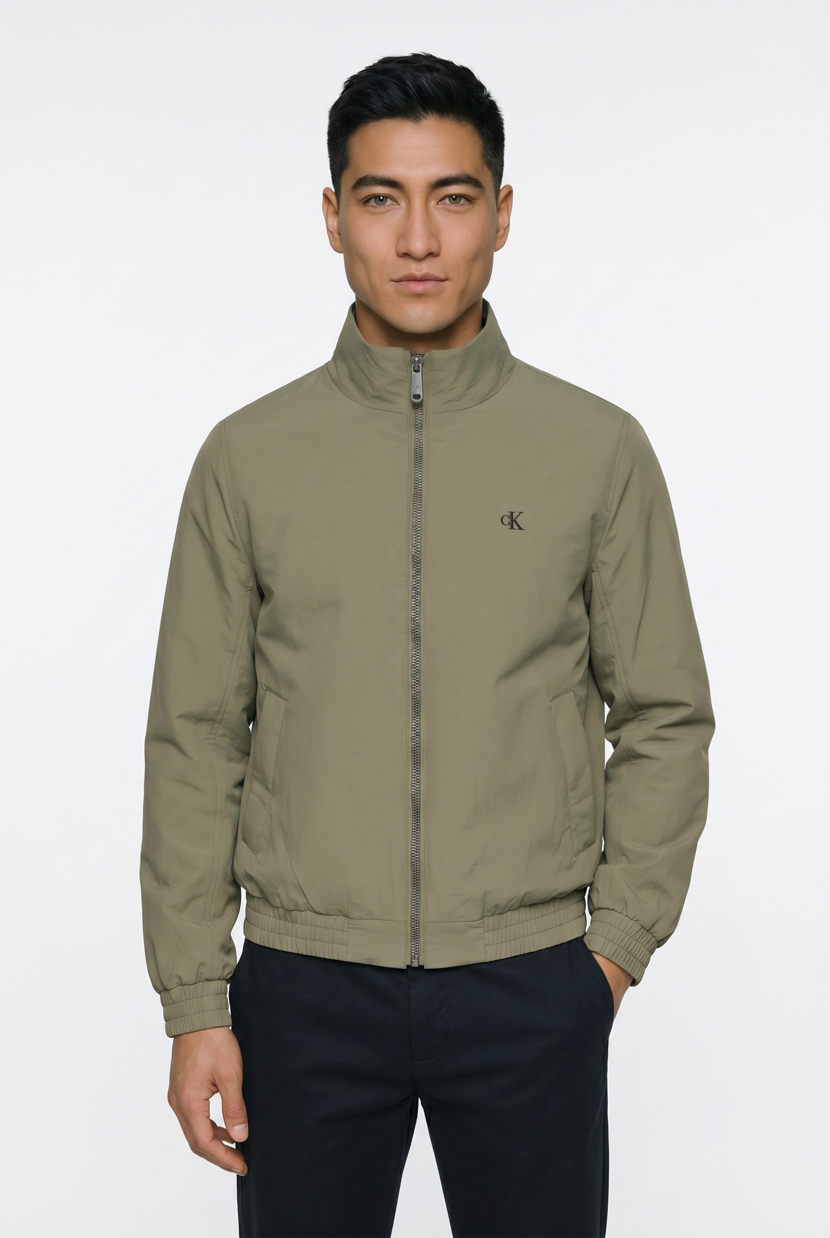 Calvin Klein Jeans Blouson Stehkragen, 2-Wege-Zipper, Regular Fit, wattiert