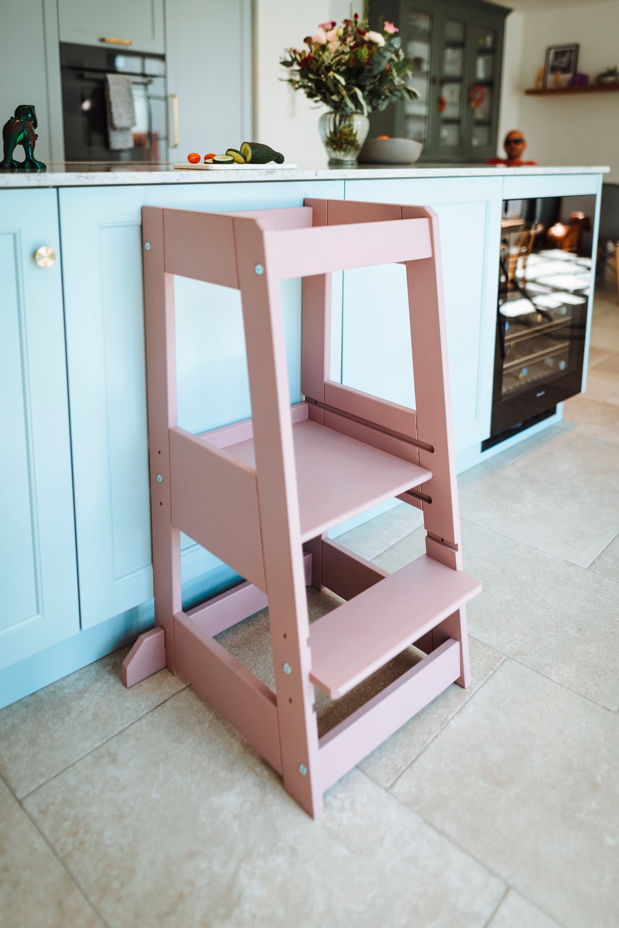 tiSsi® Stehhilfe »Lernturm Felix, oriental rose«, Made in Europe