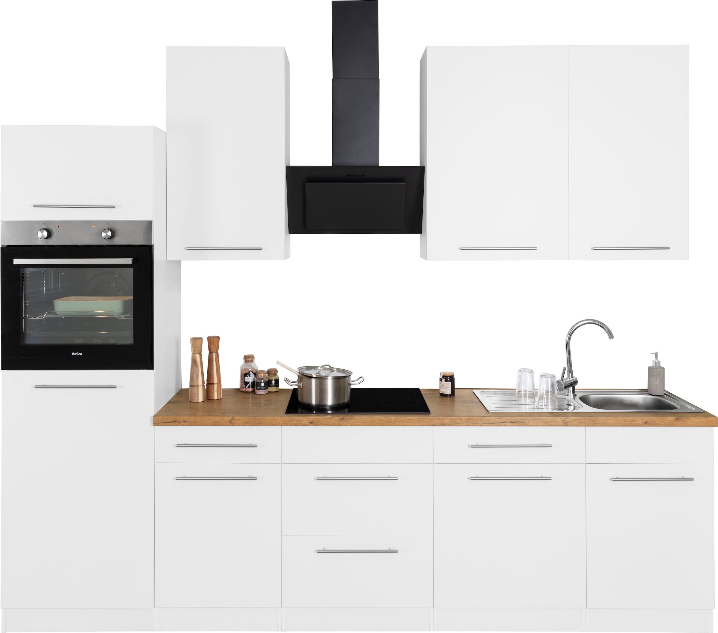 wiho Küchen Küchenzeile »Unna«, ohne E-Geräte, Breite 280 cm online kaufen