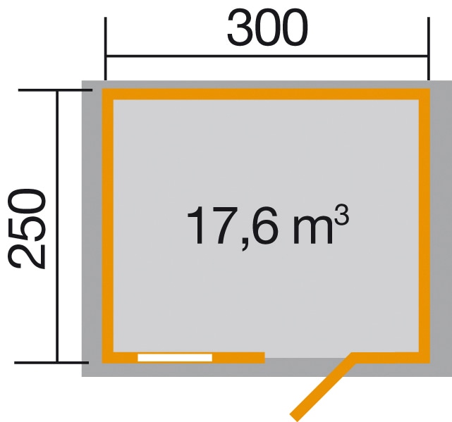 weka Gartenhaus »107 Premium«