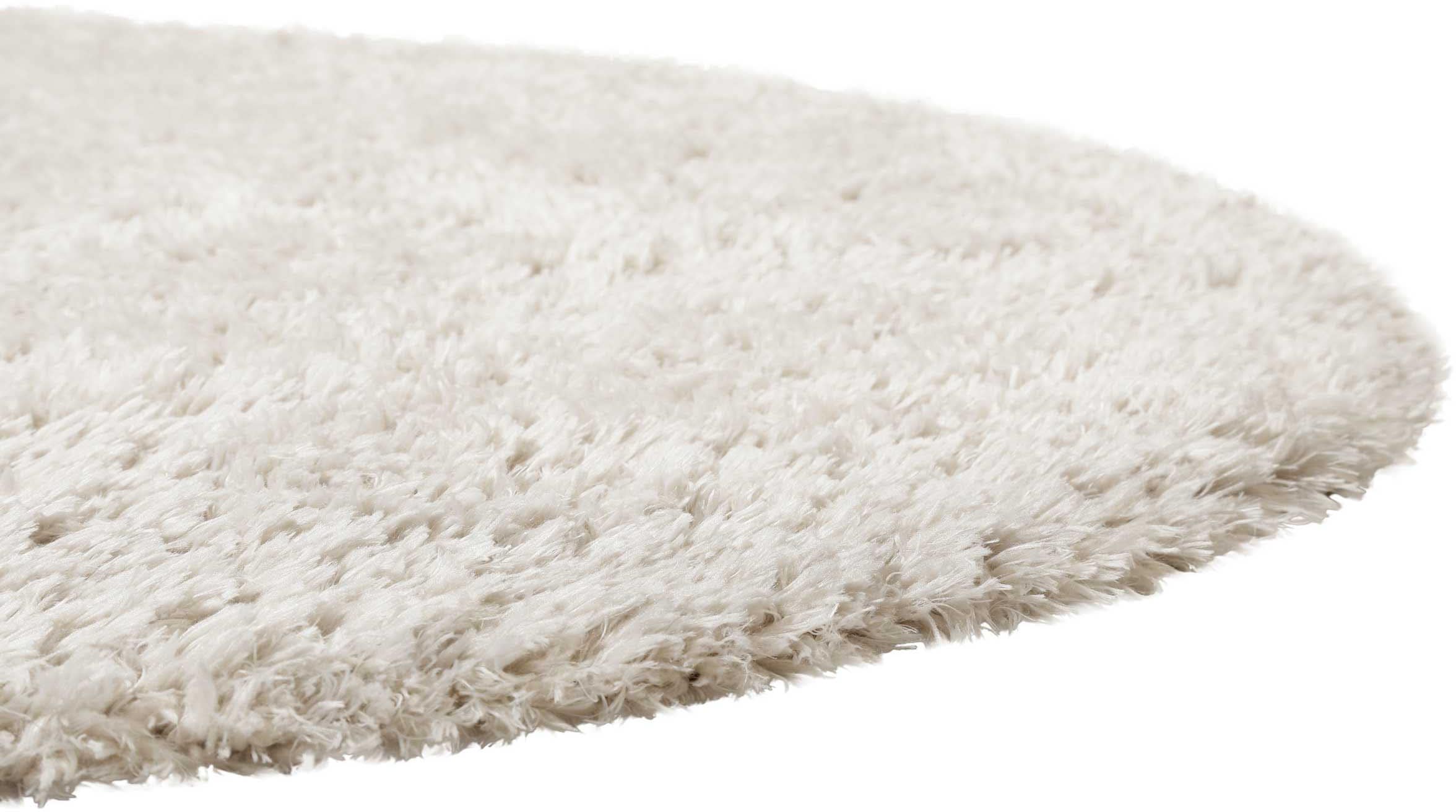 Homie Living Hochflor-Teppich »Matteo HL-0961«, rund, 50 mm Höhe, 100% recyceltem PET, Langflor, Shaggy, Wohnzimmer