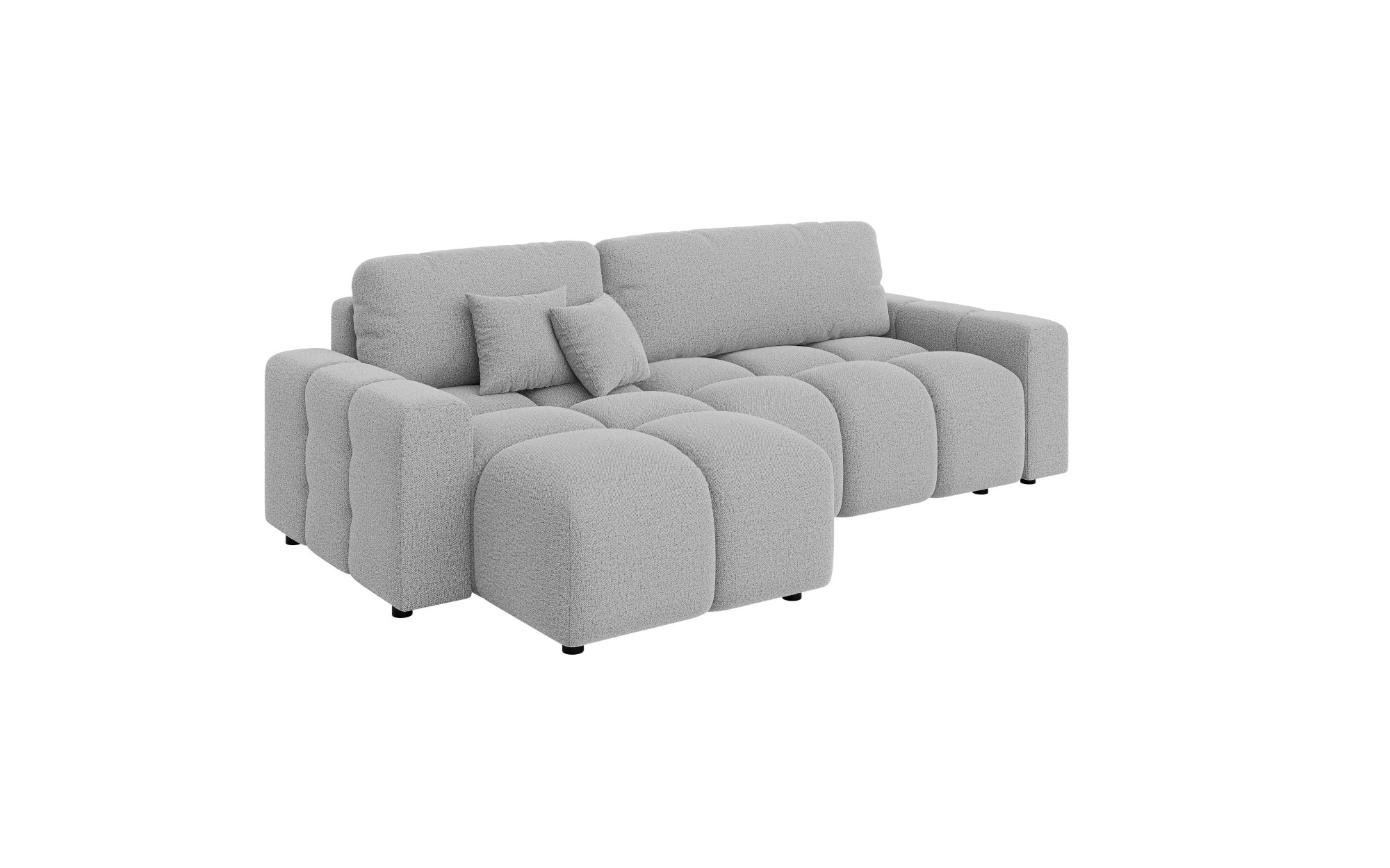 INOSIGN Ecksofa »FELICI, Schlafsofa 233cm, L-Form mit Recamiere beidseitig montierbar«, Designsofa mit Bettfunktion und Bettkasten, Maße B/T/H: 233/142/88 cm